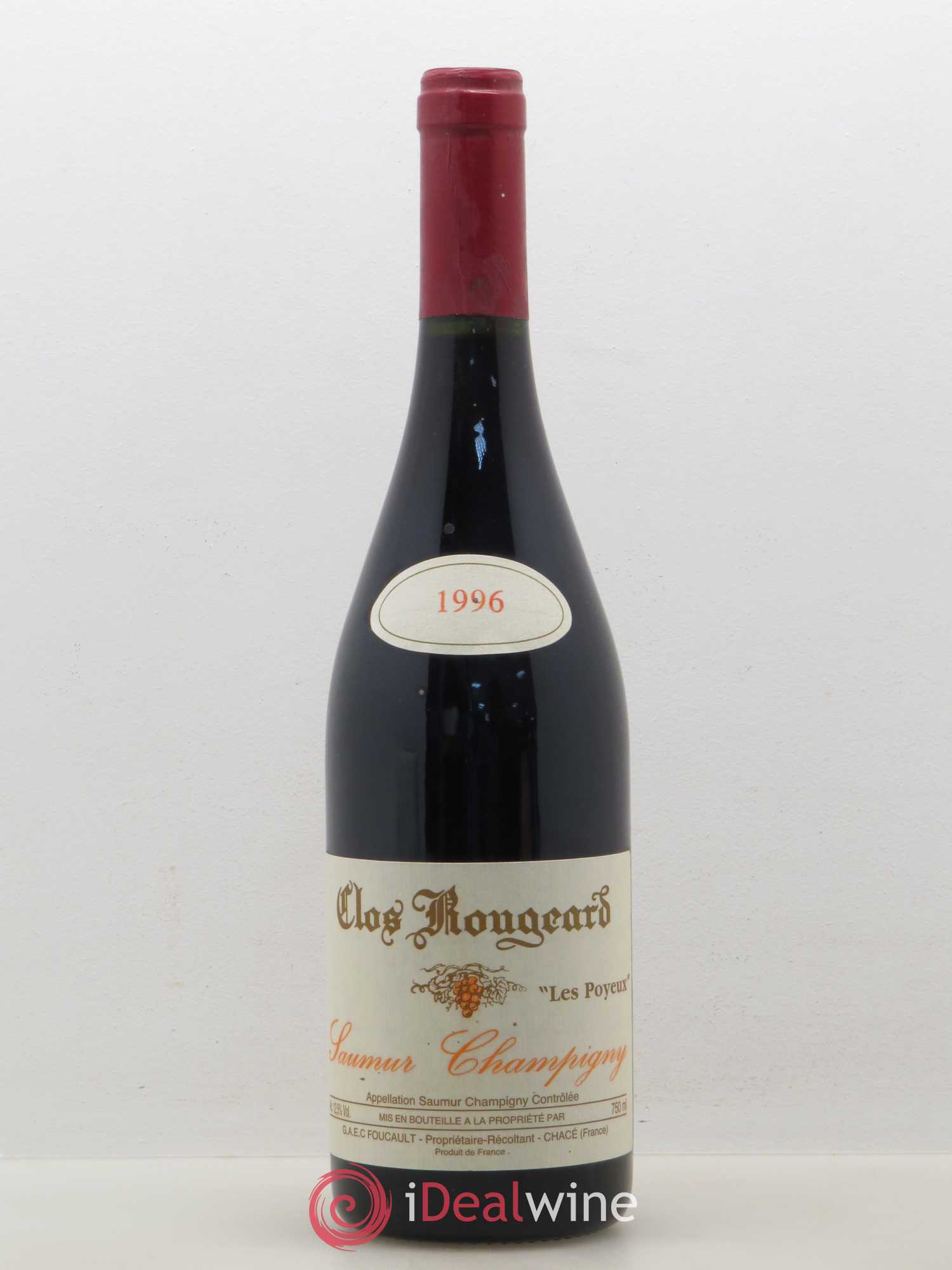 Saumur-Champigny Les Poyeux Clos Rougeard 1996 - Lot de 1 bouteille - 0