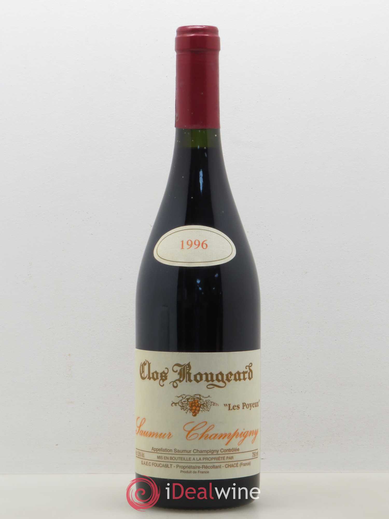 Saumur-Champigny Les Poyeux Clos Rougeard 1996 - Lot de 1 bouteille - 0