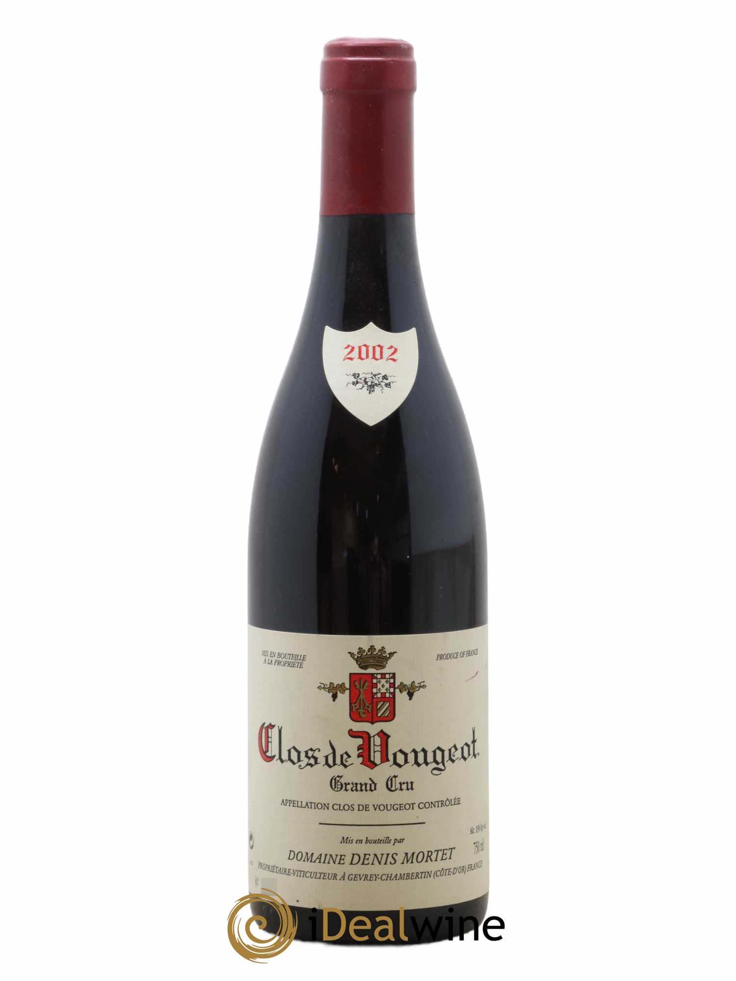 Clos de Vougeot Grand Cru Denis Mortet (Domaine) 2002 - Lot de 1 bouteille - 0