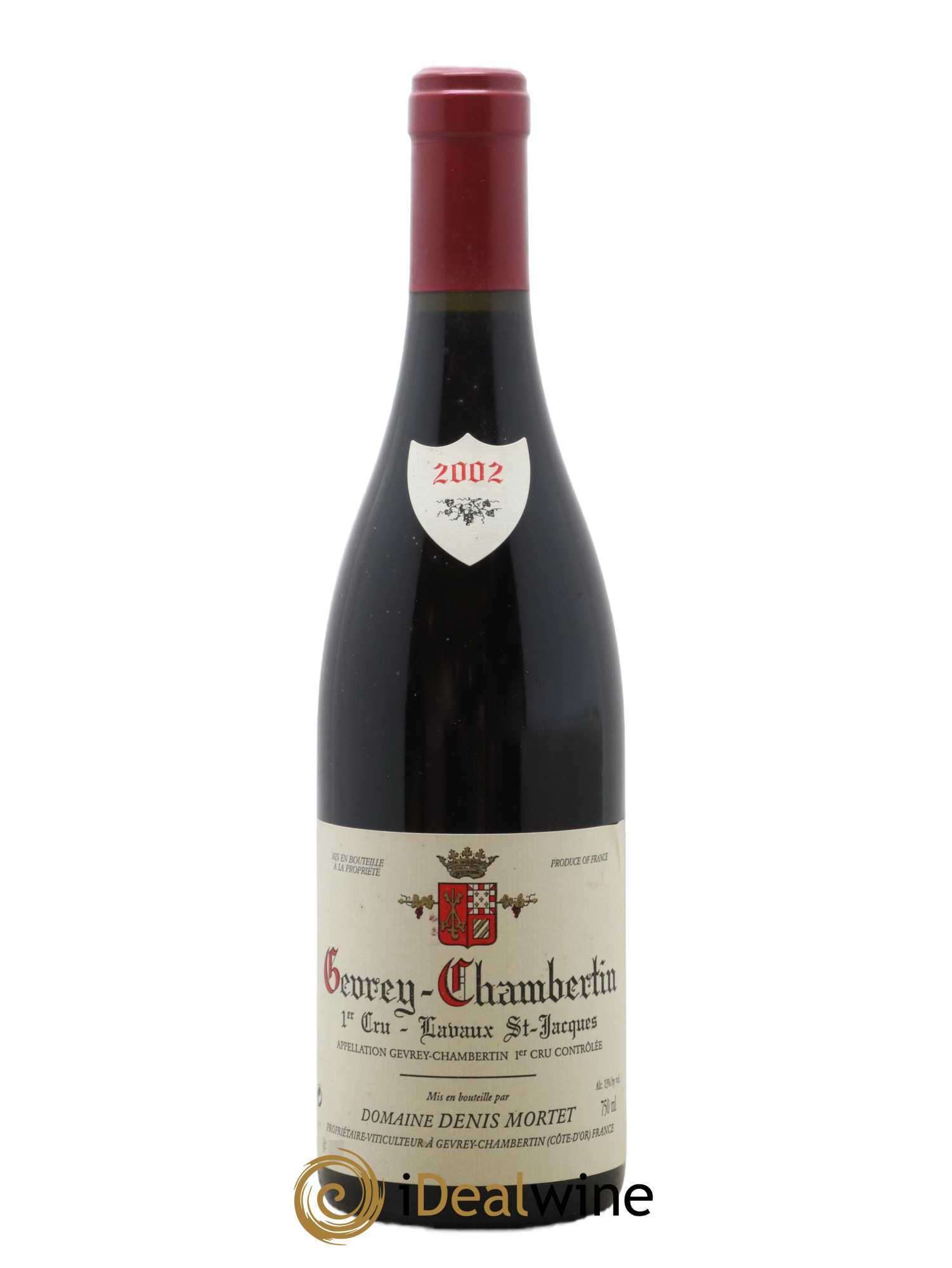 Gevrey-Chambertin 1er Cru Lavaux Saint Jacques Denis Mortet (Domaine) 2002 - Lot de 1 bouteille - 0