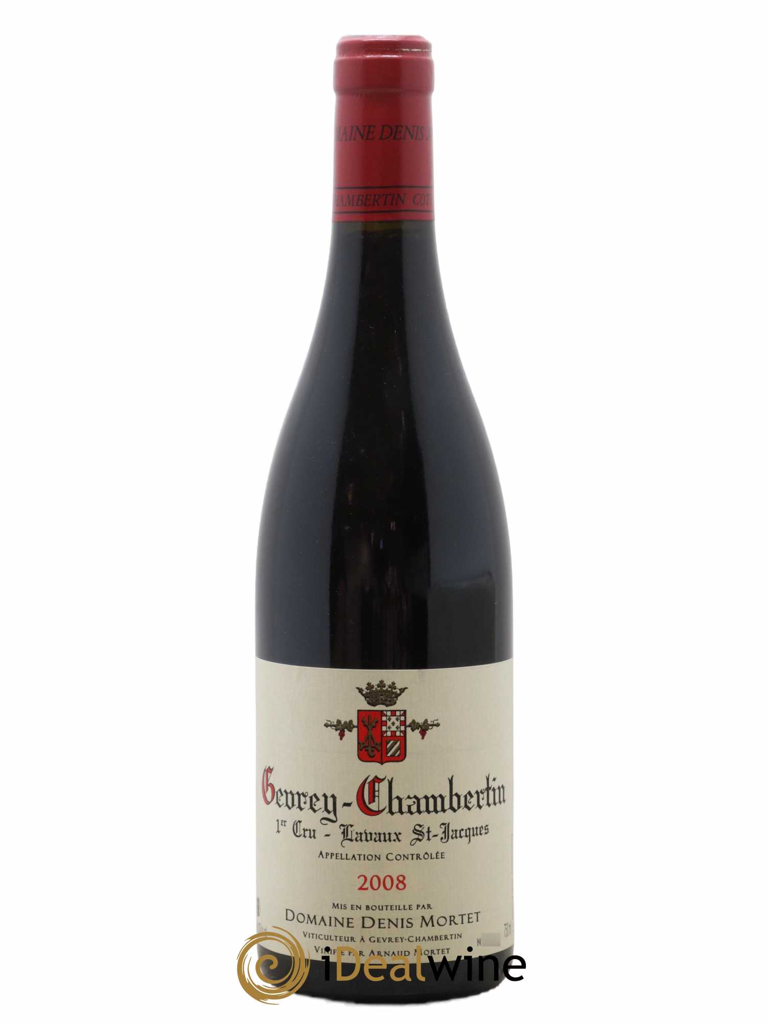 Gevrey-Chambertin 1er Cru Lavaux Saint Jacques Denis Mortet (Domaine) 2008 - Lot de 1 bouteille - 0