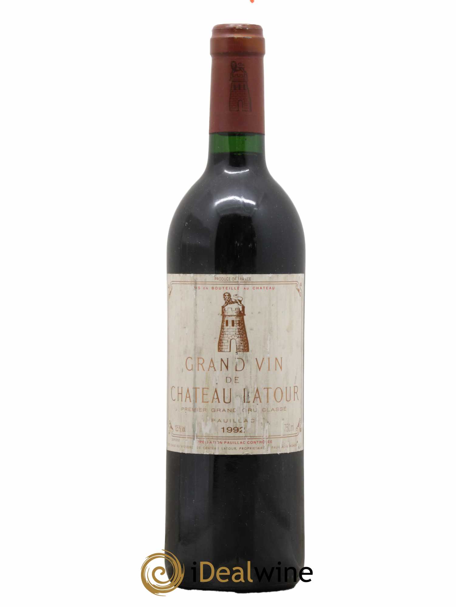 Château Latour 1er Grand Cru Classé 1992 - Lot de 1 bouteille - 0