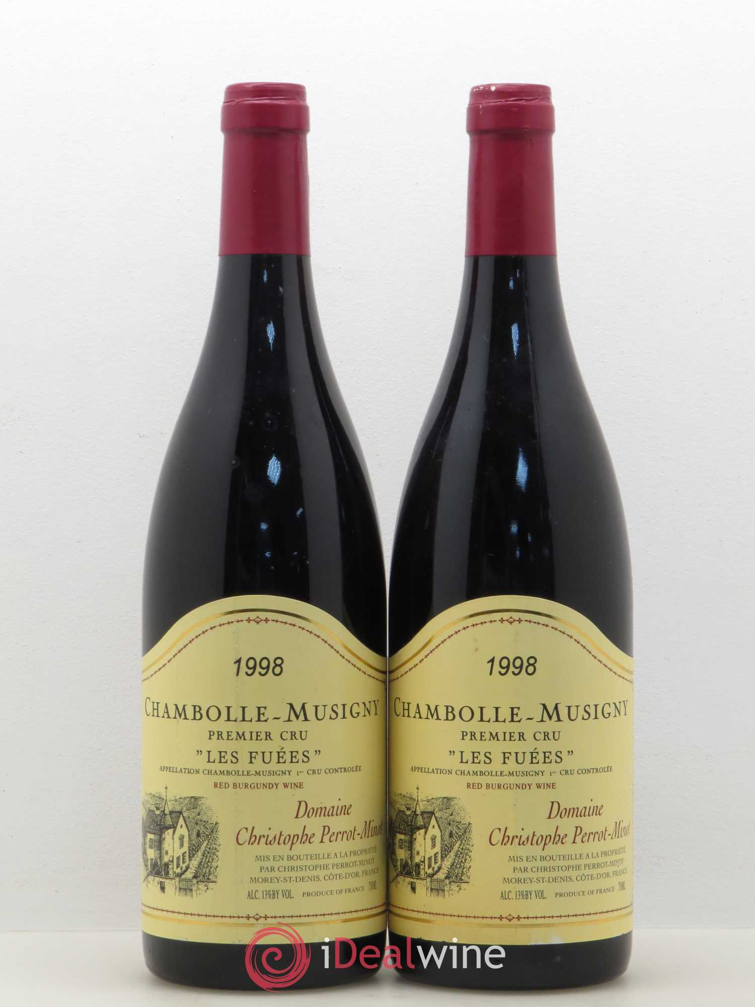 Chambolle-Musigny 1er Cru 1998 - Lot de 2 bouteilles - 0