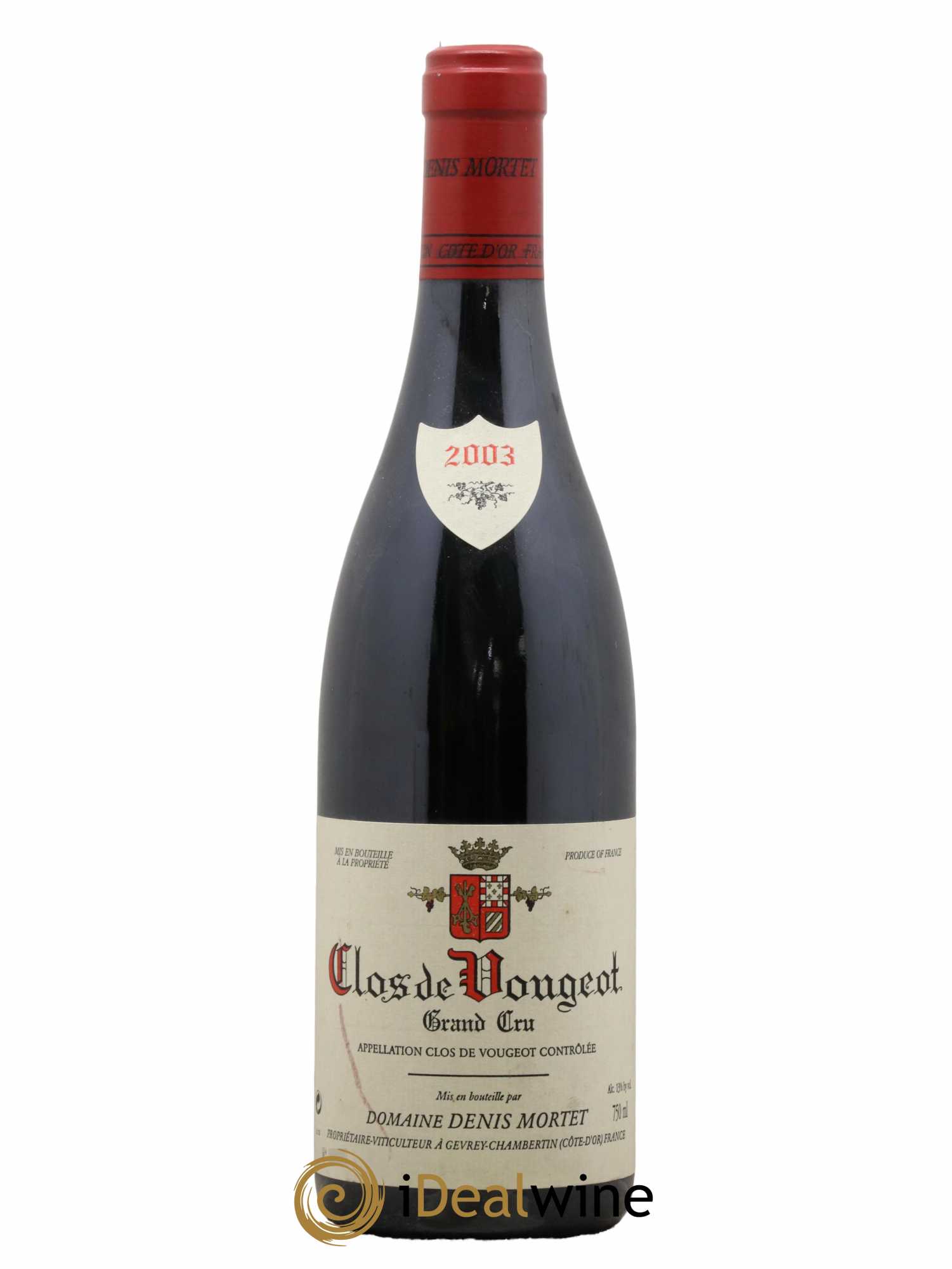 Clos de Vougeot Grand Cru Denis Mortet (Domaine) 2003 - Lot de 1 bouteille - 0