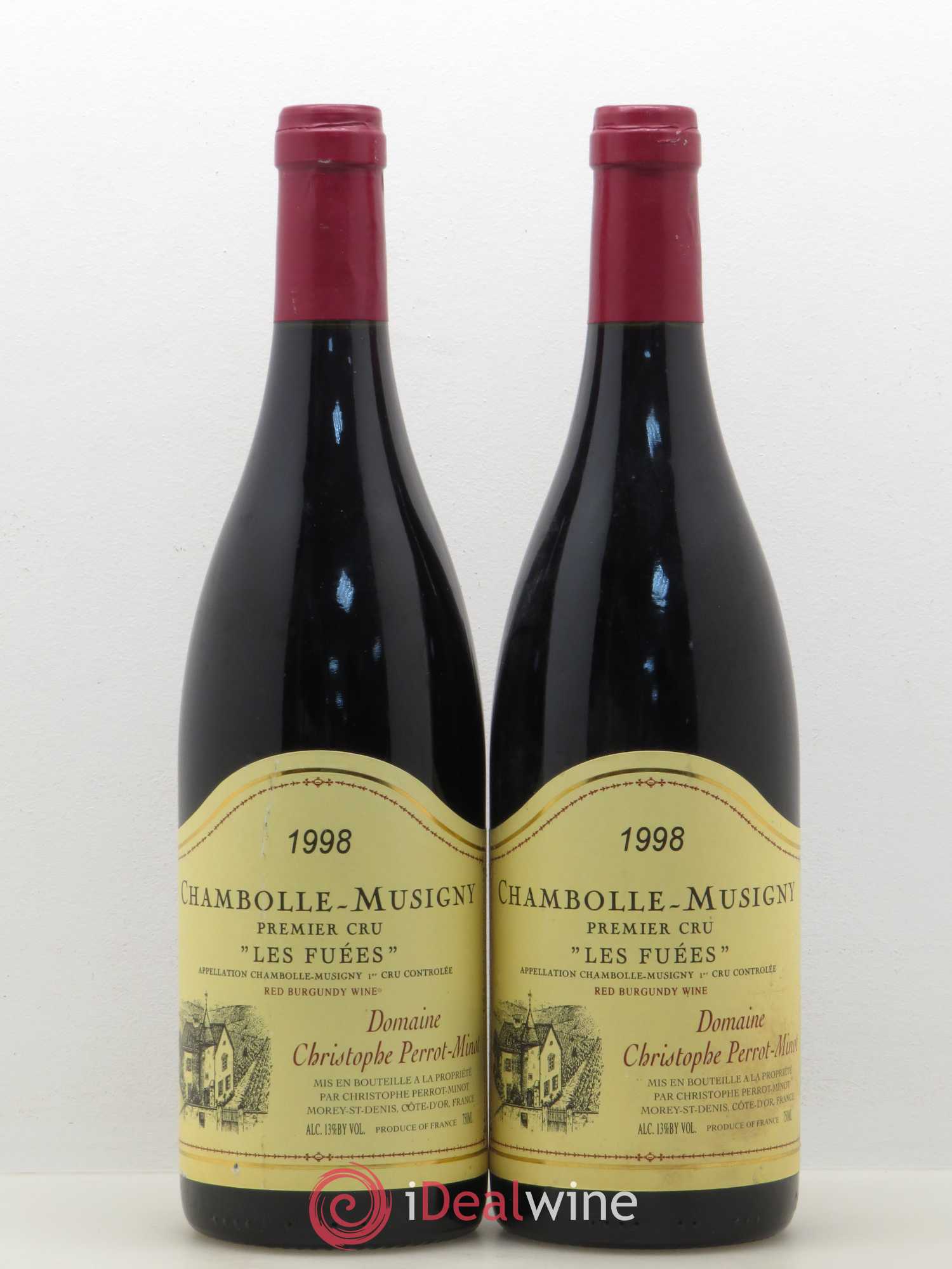 Chambolle-Musigny 1er Cru 1998 - Lot de 2 bouteilles - 0