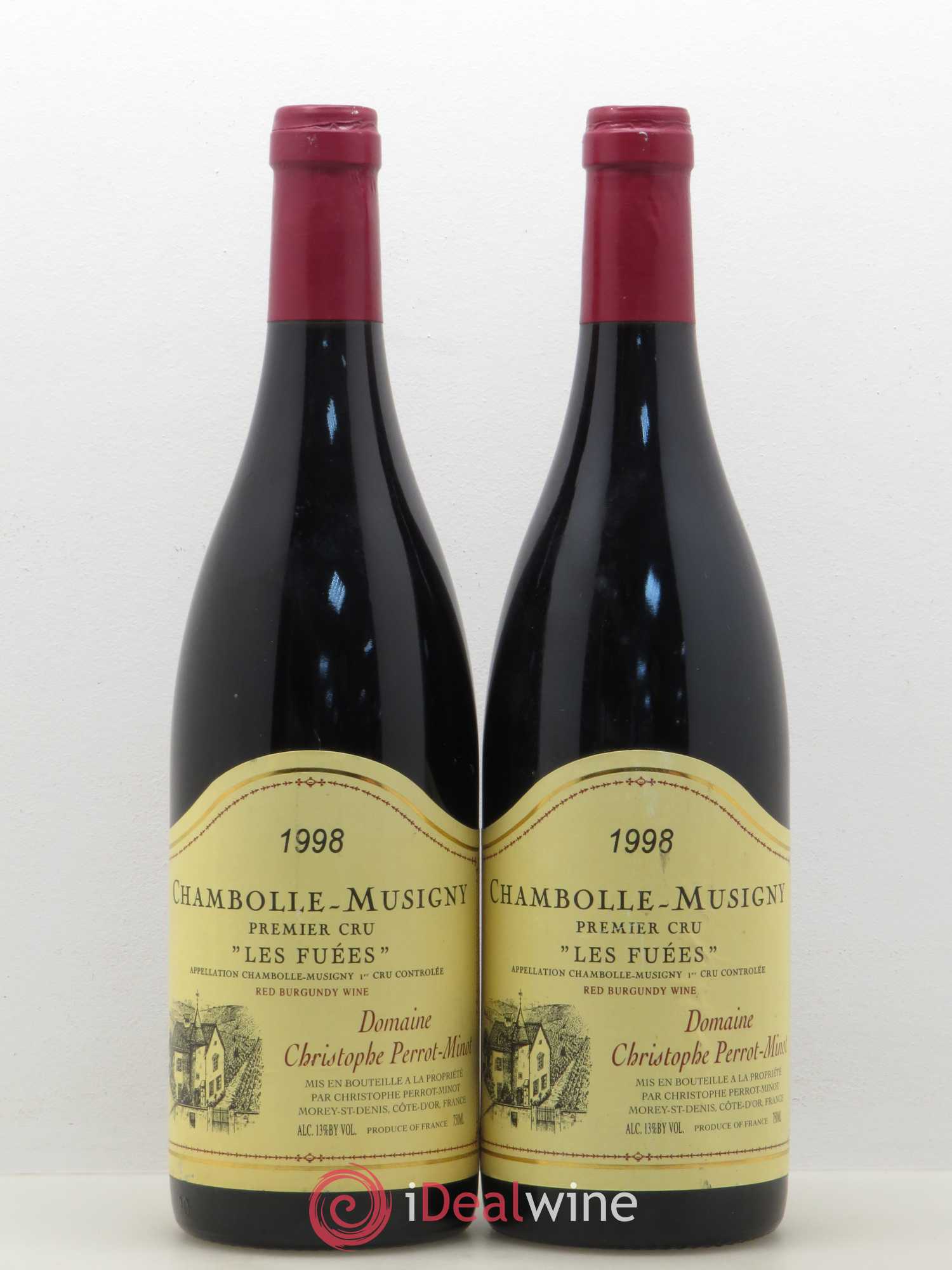 Chambolle-Musigny 1er Cru 1998 - Lot de 2 bouteilles - 0