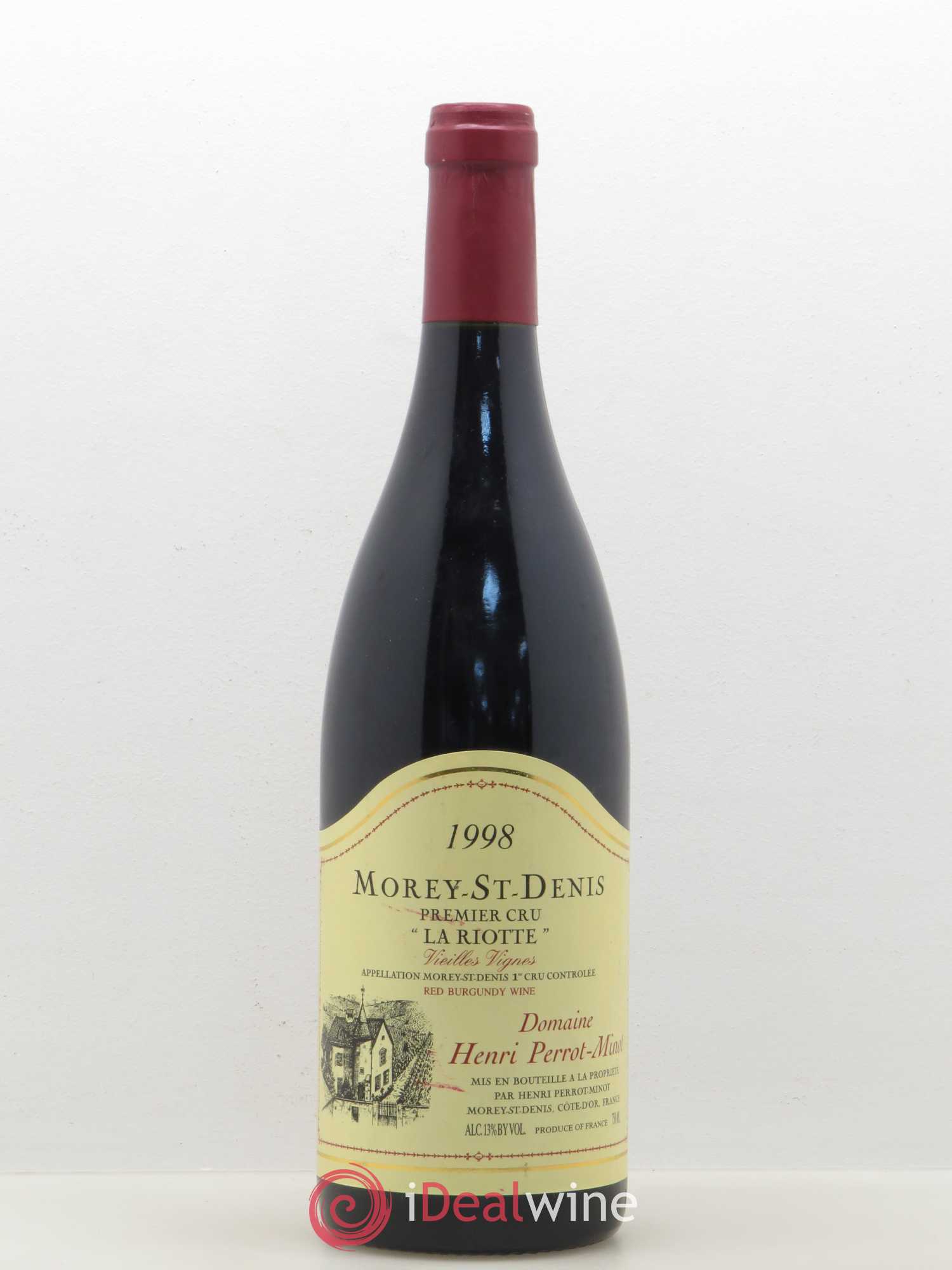 Morey-Saint-Denis 1er Cru La Riotte Vieilles Vignes Perrot-Minot vieilles vignes 1998 - Posten von 1 Flasche - 0