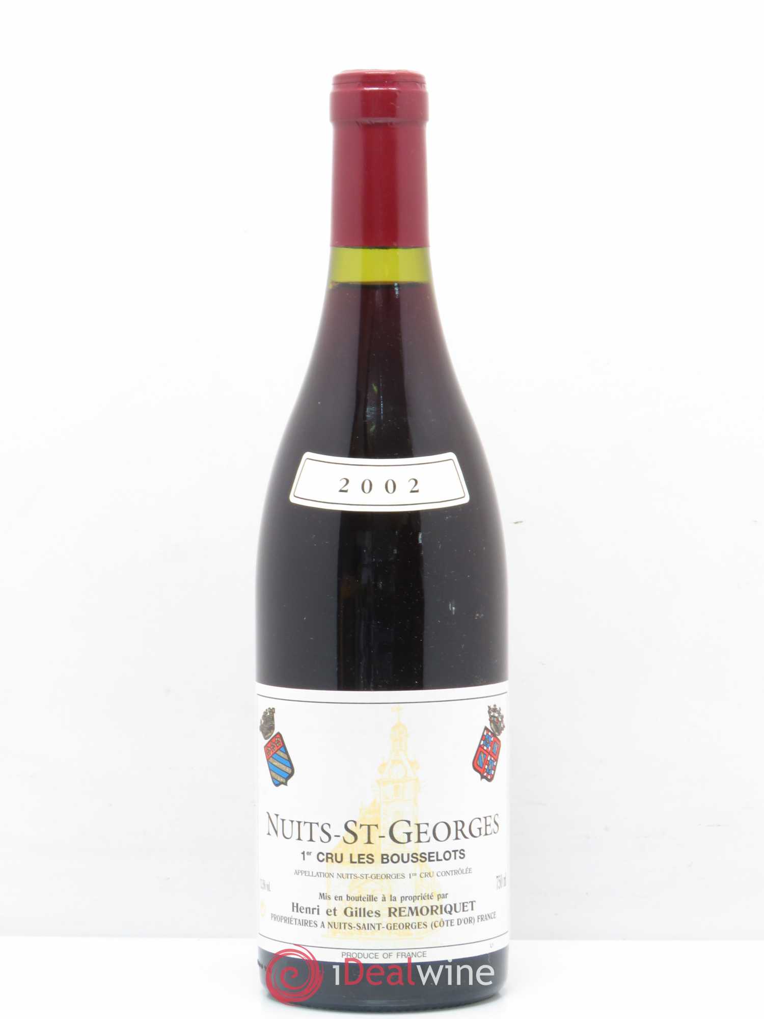 Nuits-Saint-Georges 1er Cru Les Bousselots Gilles Remoriquet 2002 - Lot de 1 bouteille - 0