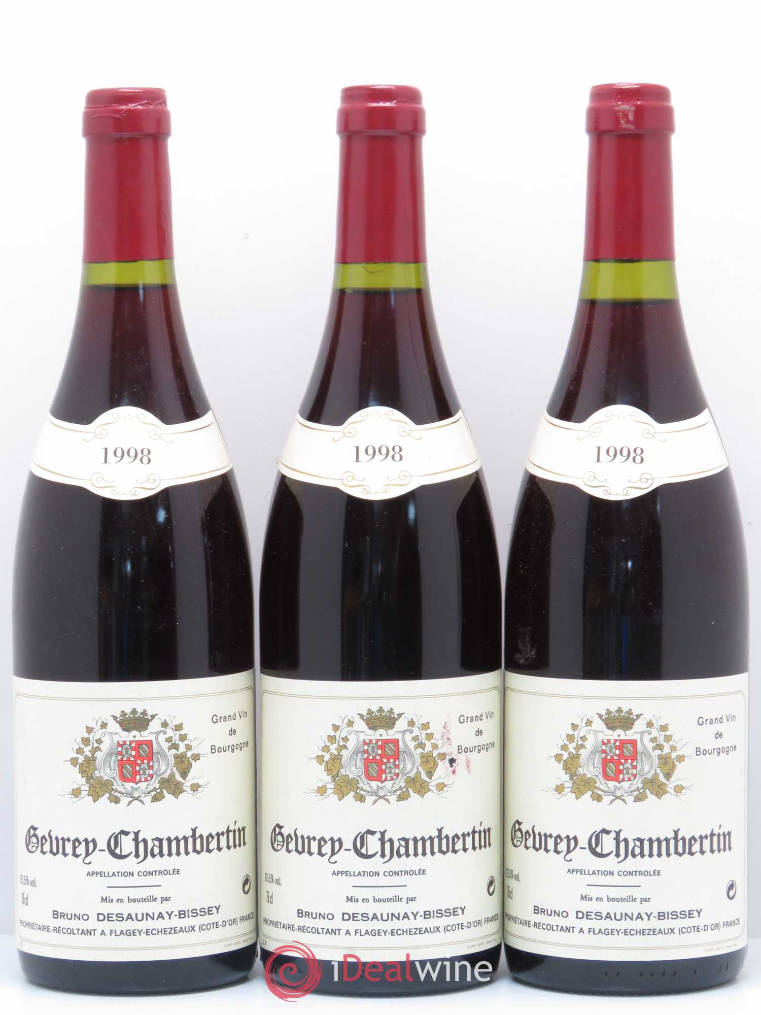 Gevrey-Chambertin Bruno Desaunay Bissey 1998 - Posten von 12 Flaschen - 4