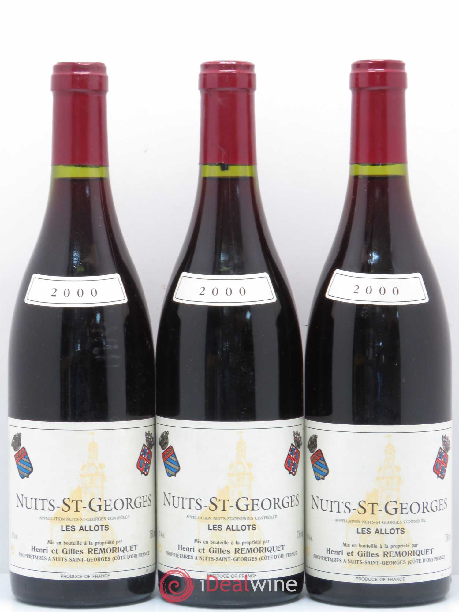 Nuits-Saint-Georges Les Allots Gilles Remoriquet 2000 - Lot de 6 bouteilles - 2