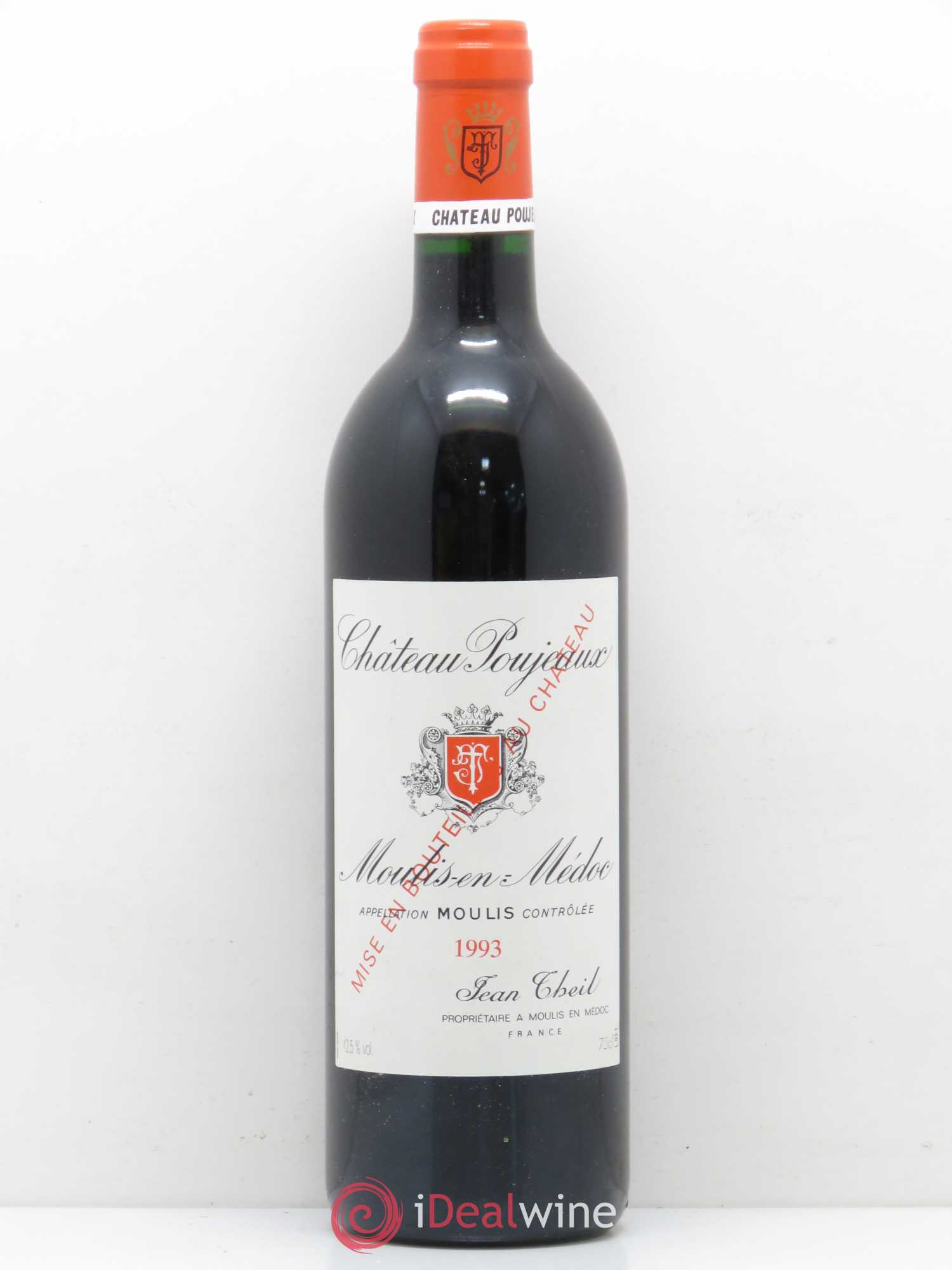 Château Poujeaux 1993 - Lot de 1 bouteille - 0