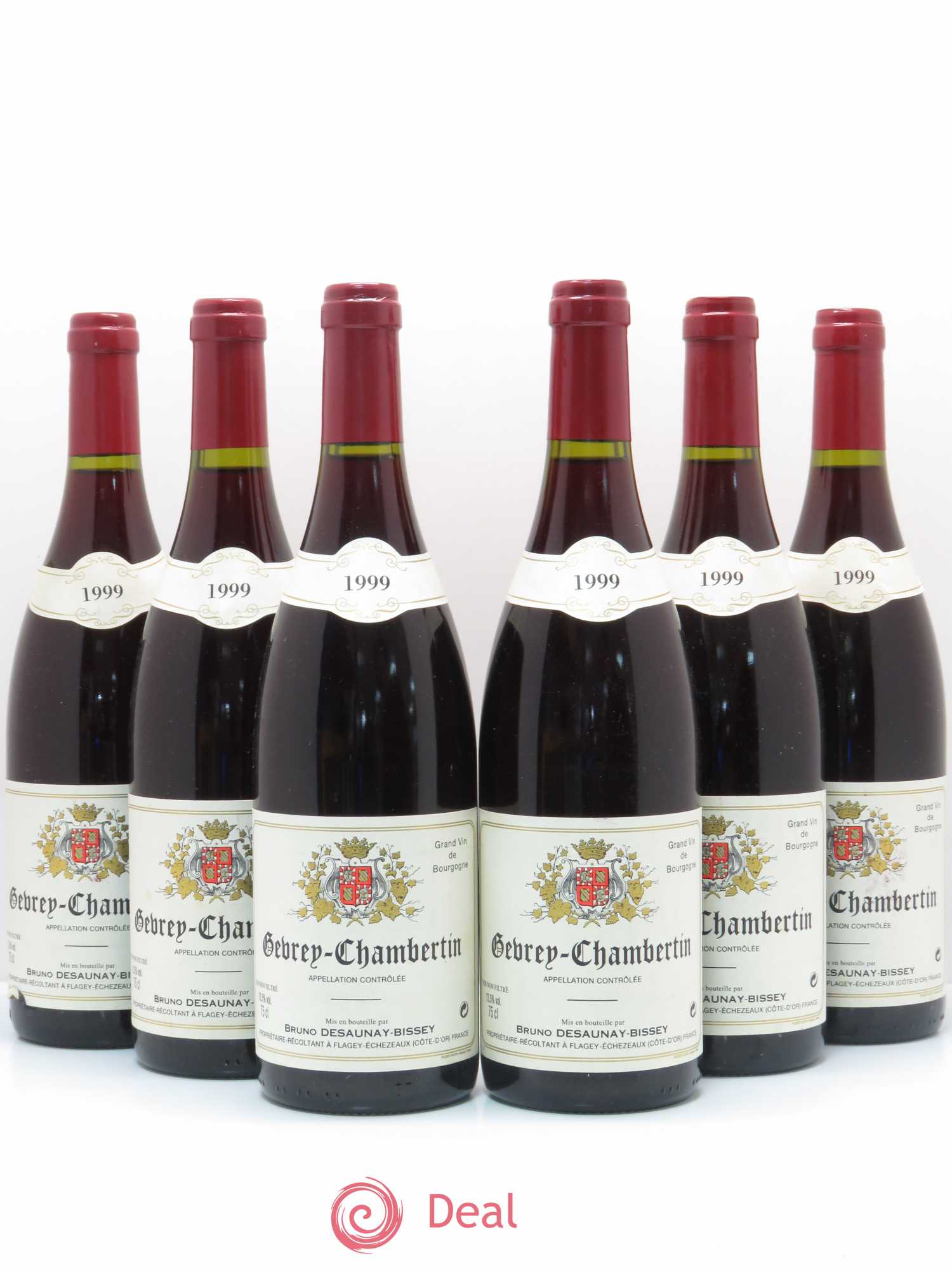 Gevrey-Chambertin Bruno Desaunay-Bissey 1999 - Posten von 6 Flaschen - 0