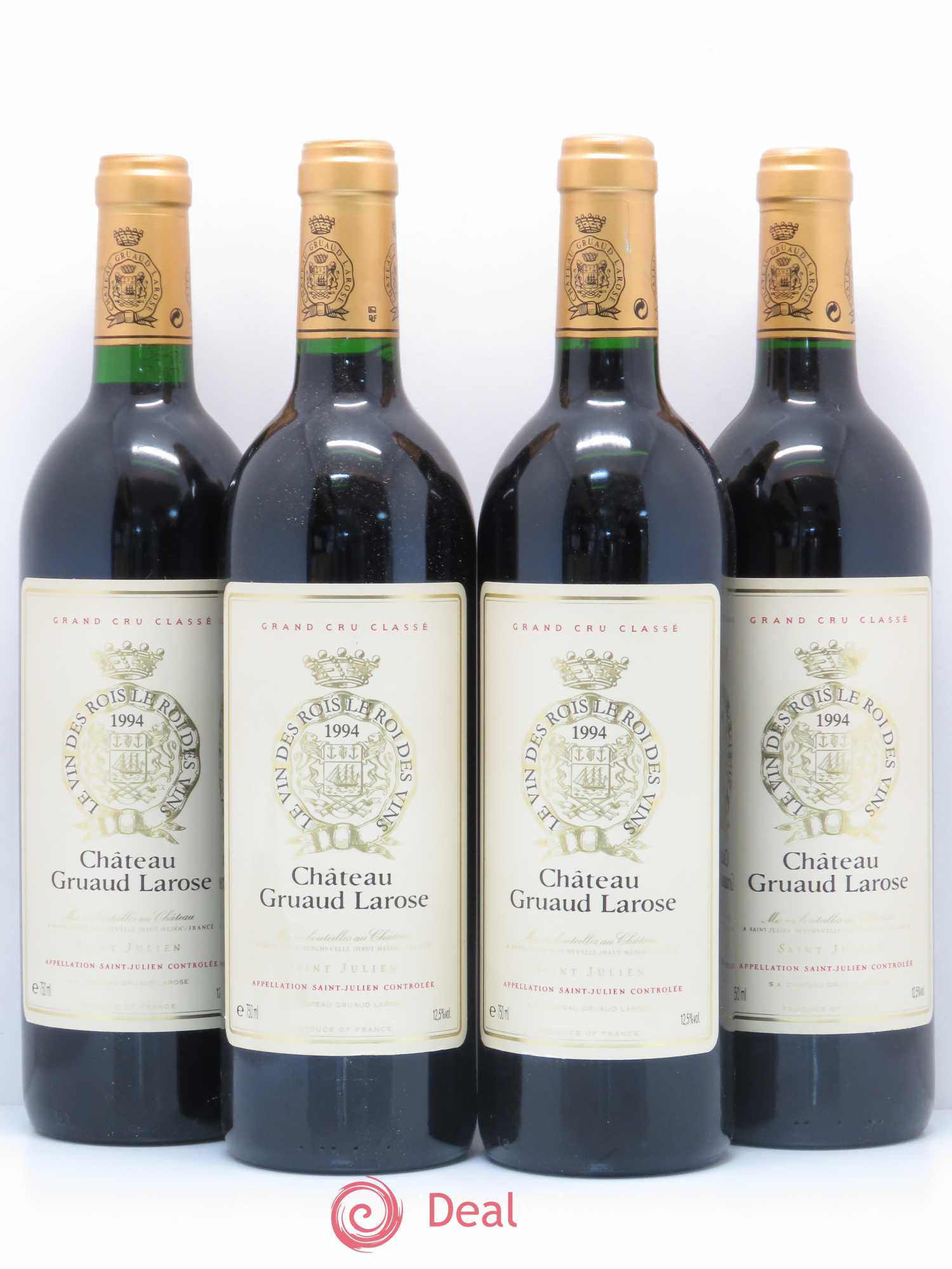 Château Gruaud Larose 2ème Grand Cru Classé 1994 - Lot de 4 bouteilles - 0