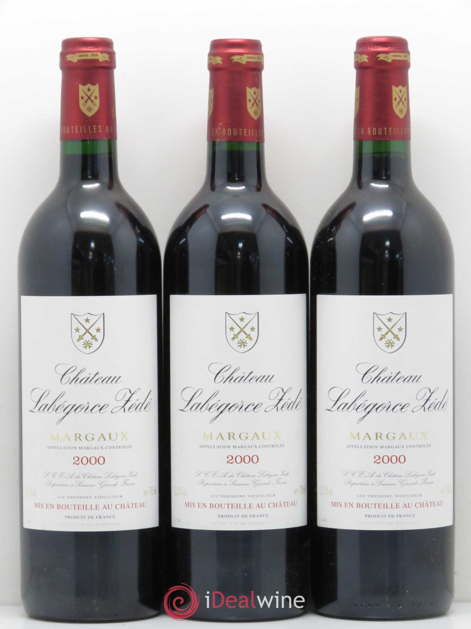 Château Labegorce Zédé Cru Bourgeois 2000 - Lot de 6 bouteilles - 2