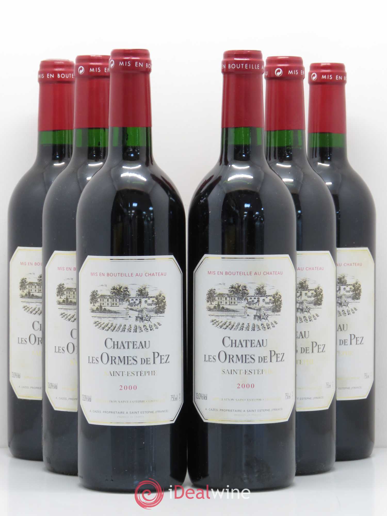 Château les Ormes de Pez 2000 - Lot de 6 bouteilles - 0