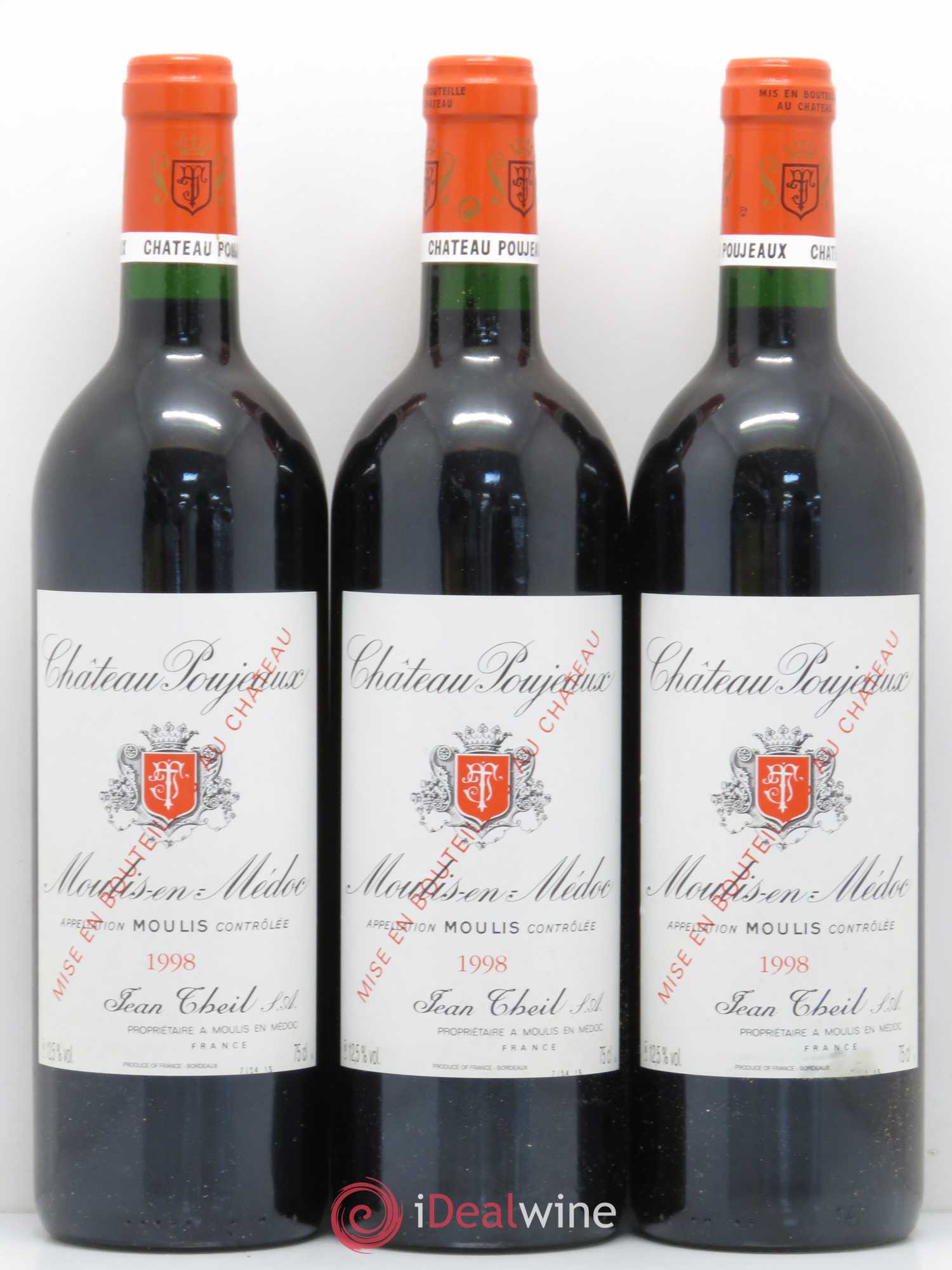 Château Poujeaux 1998 - Lot de 12 bouteilles - 4