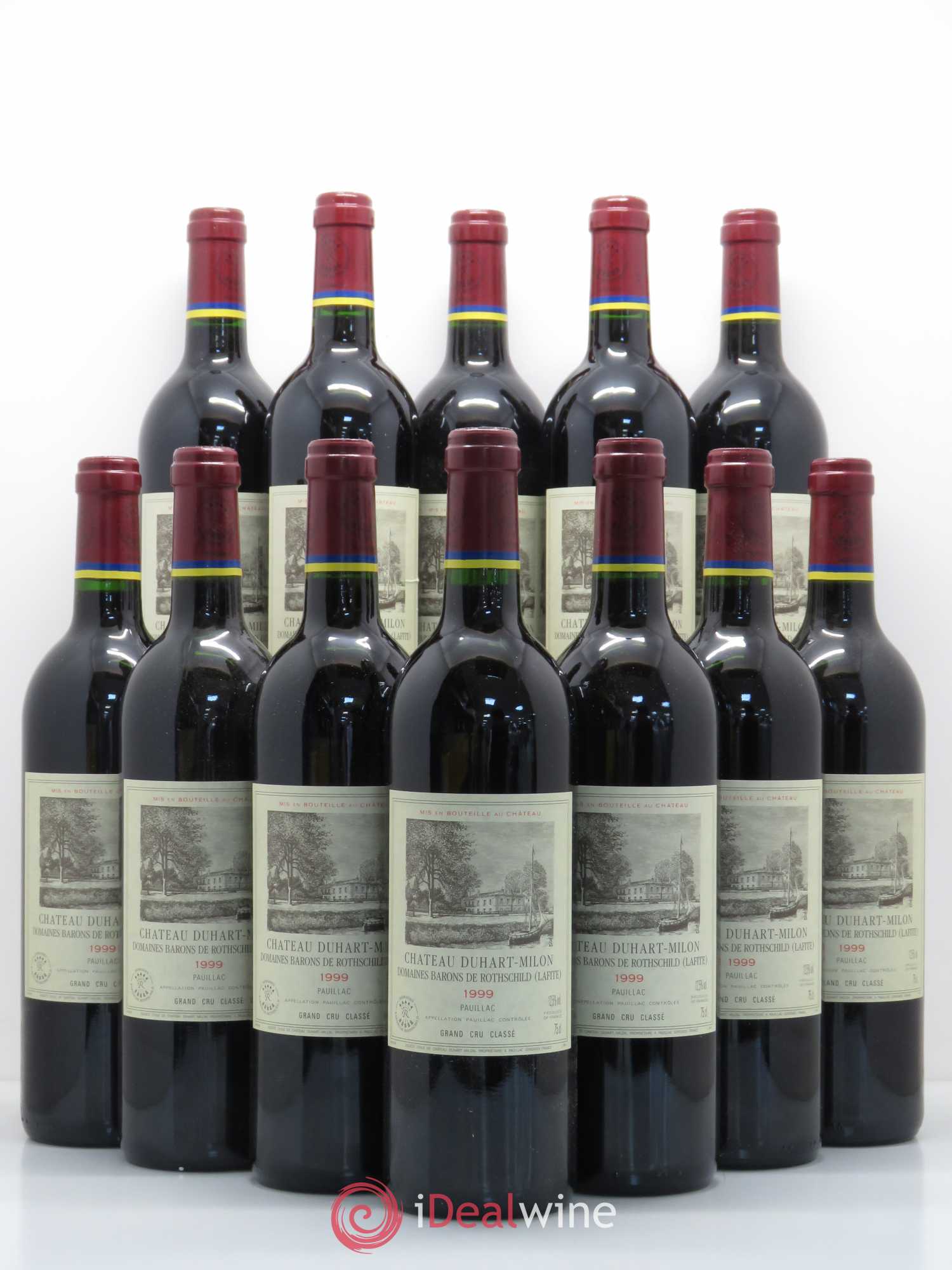 Château Duhart-Milon 4ème Grand Cru Classé 1999 - Lotto di 12 bottiglie - 0