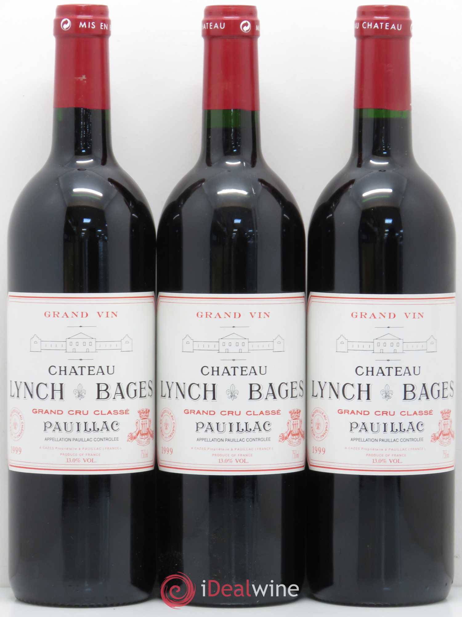 Château Lynch Bages 5ème Grand Cru Classé 1999 - Lot de 12 bouteilles - 2
