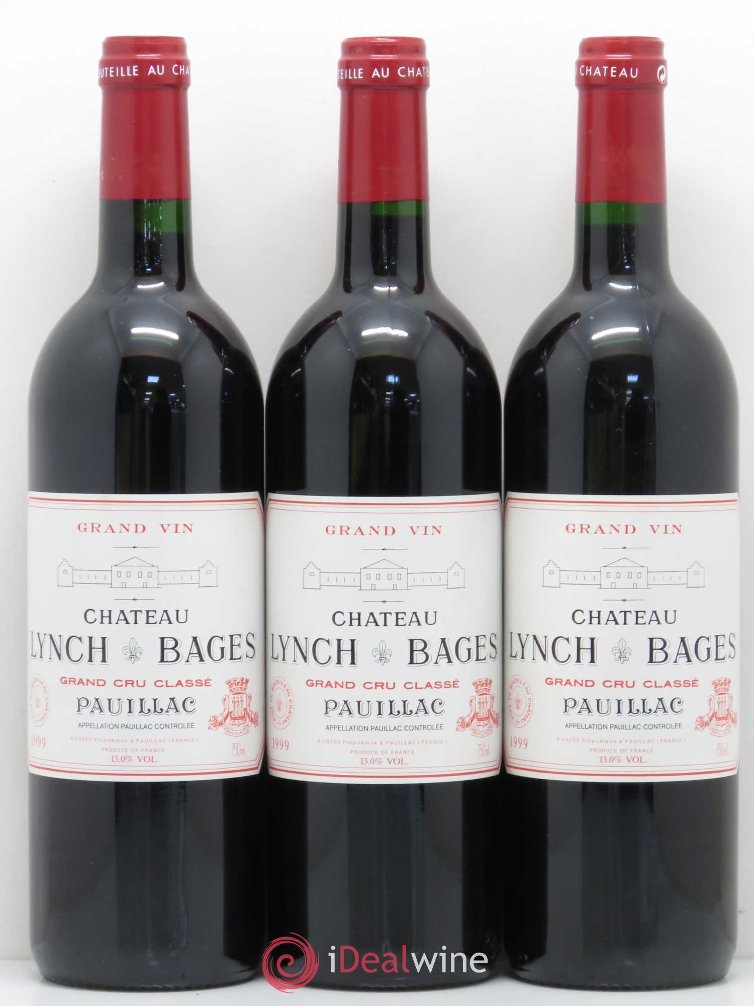 Château Lynch Bages 5ème Grand Cru Classé 1999 - Lot de 12 bouteilles - 3