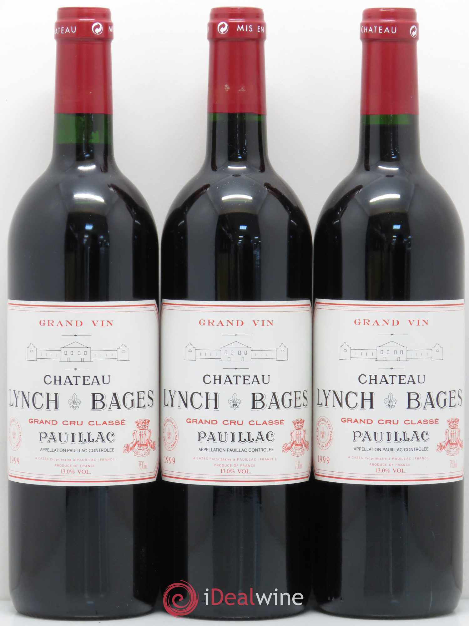 Château Lynch Bages 5ème Grand Cru Classé 1999 - Lot de 12 bouteilles - 4
