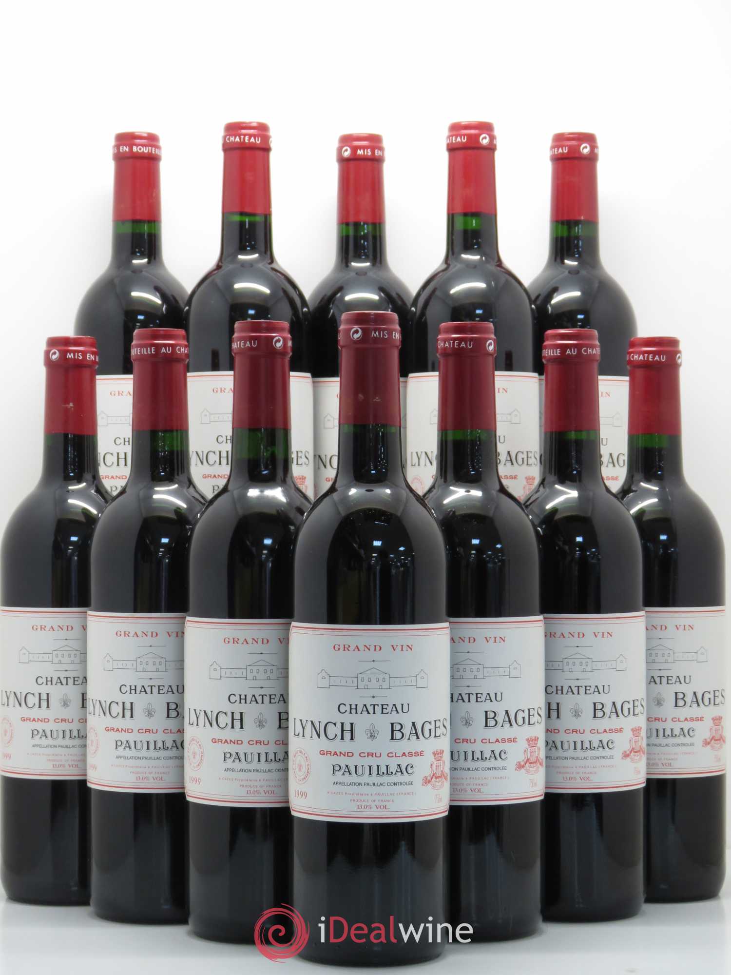 Château Lynch Bages 5ème Grand Cru Classé 1999 - Lot de 12 bouteilles - 0