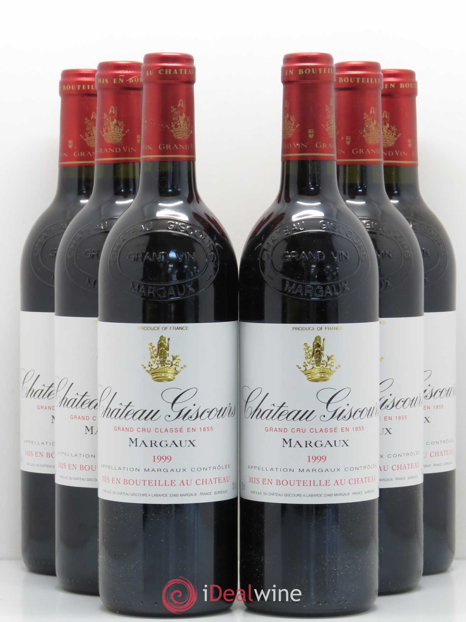 Château Giscours 3ème Grand Cru Classé 1999 - Lot de 6 bouteilles - 0