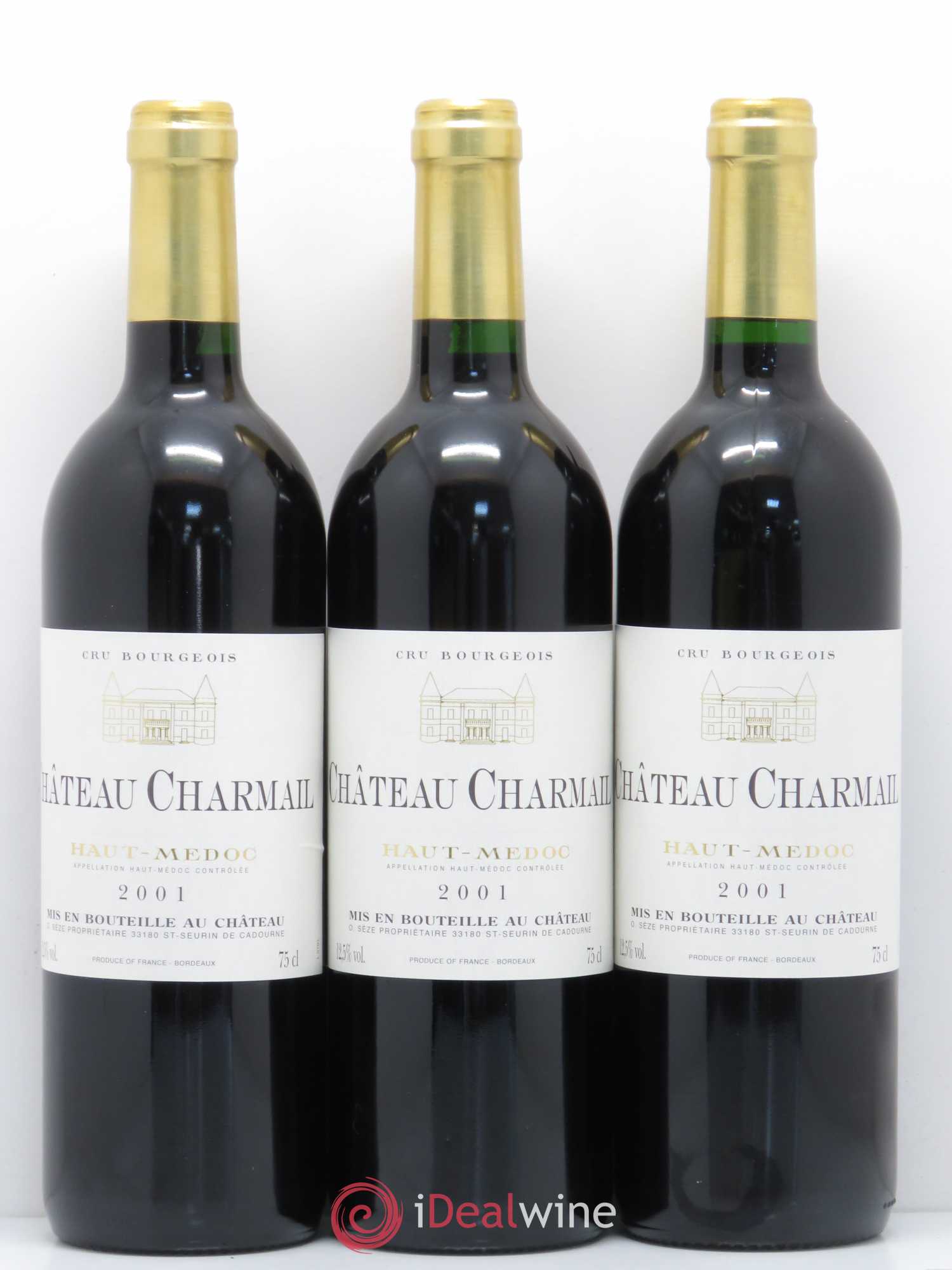 Château Charmail Cru Bourgeois 2001 - Lot de 6 bouteilles - 1