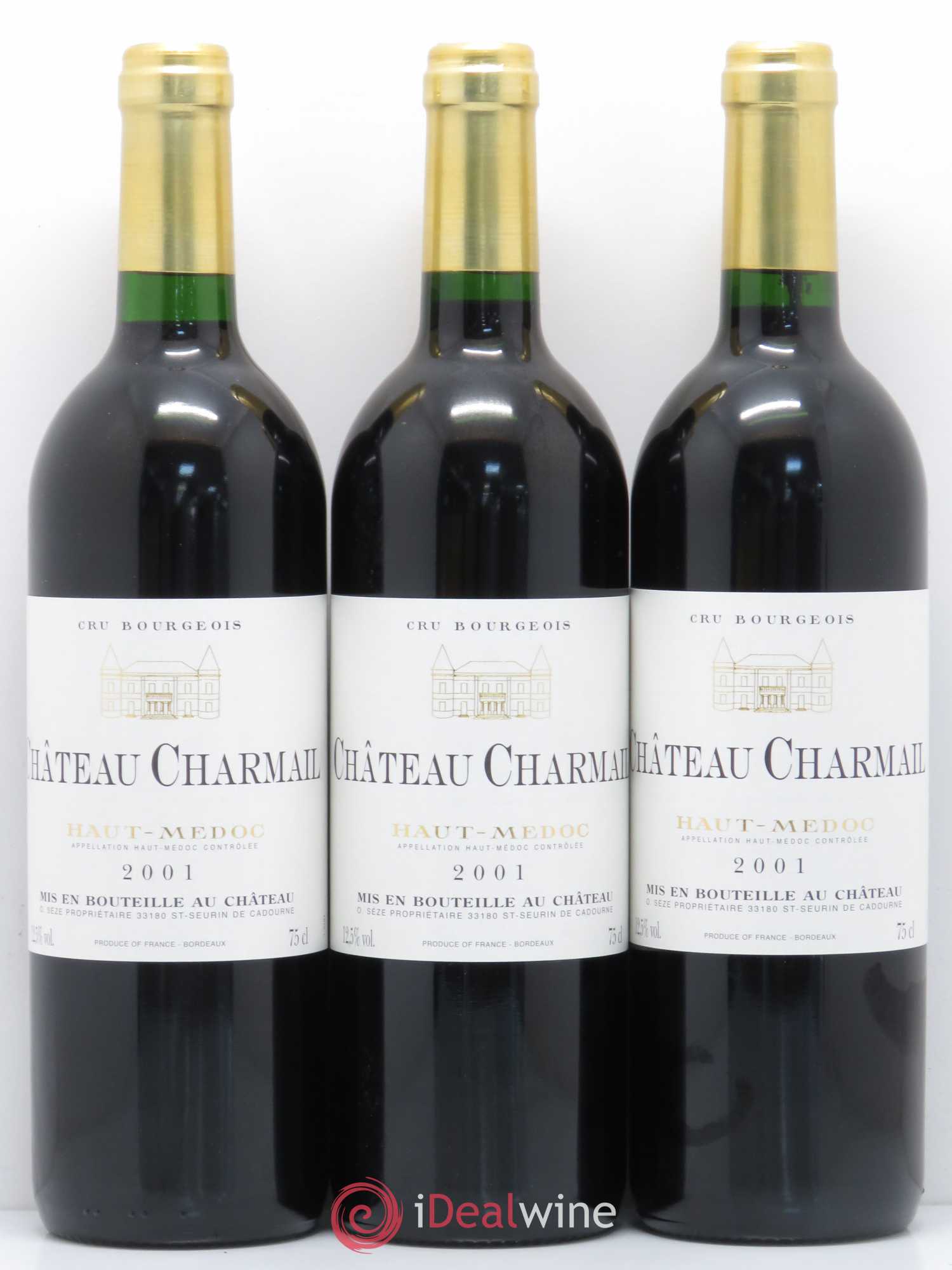 Château Charmail Cru Bourgeois 2001 - Posten von 6 Flaschen - 1