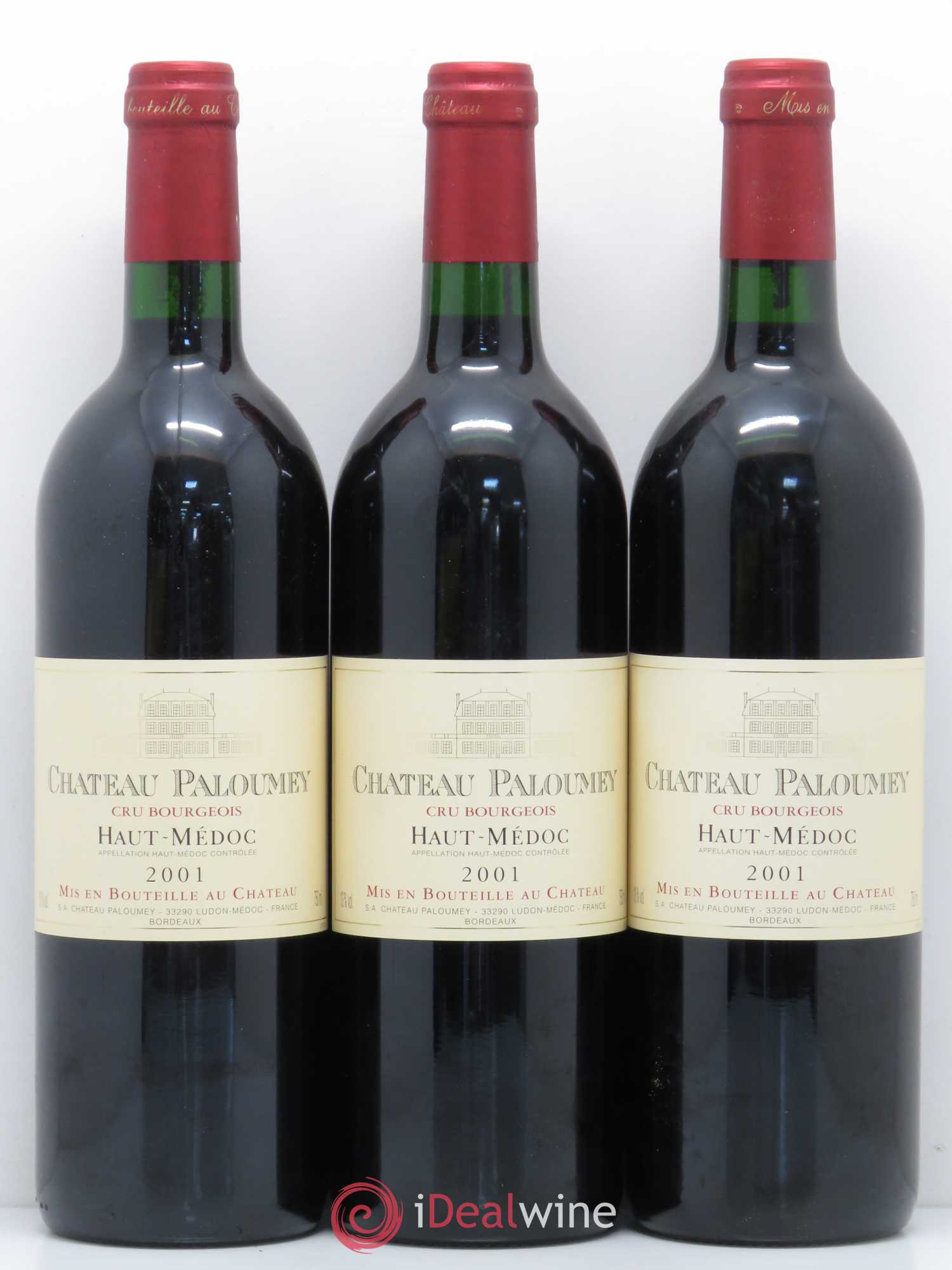 Château Paloumey Cru Bourgeois 2001 - Lot de 12 bouteilles - 2