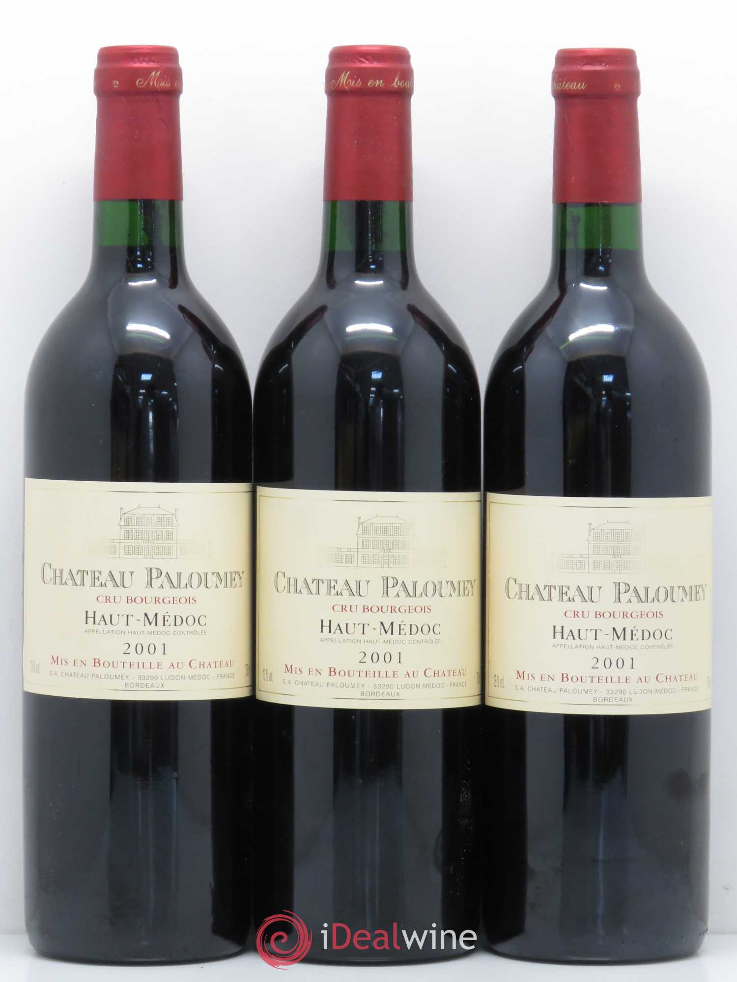 Château Paloumey Cru Bourgeois 2001 - Lot de 12 bouteilles - 3