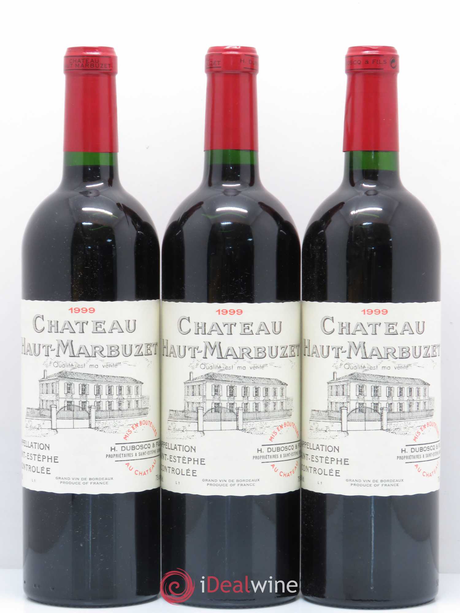 Château Haut Marbuzet 1999 - Lot de 6 bouteilles - 2
