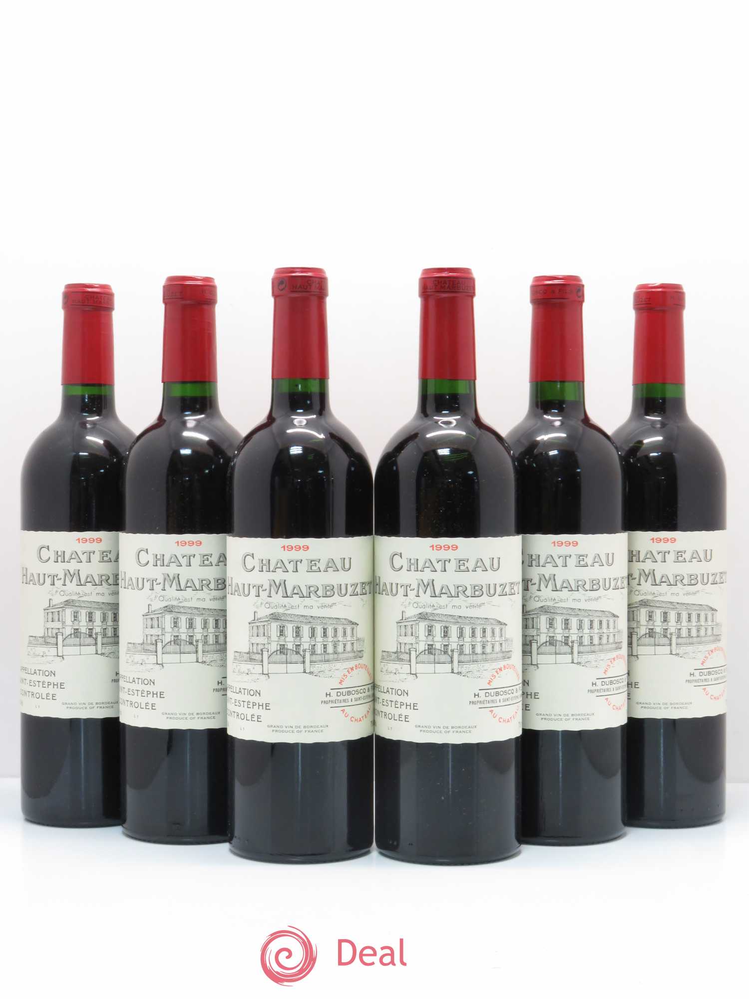 Château Haut Marbuzet 1999 - Lot de 6 bouteilles - 0