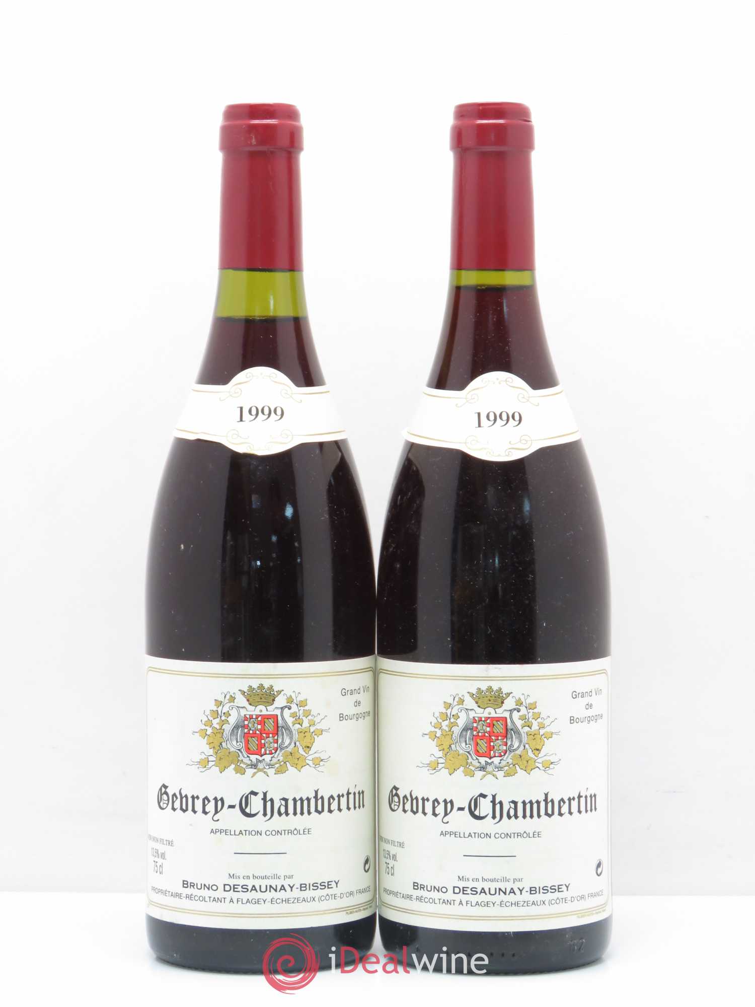Gevrey-Chambertin Domaine Bruno Desaunay-Bissey 1999 - Posten von 2 Flaschen - 0