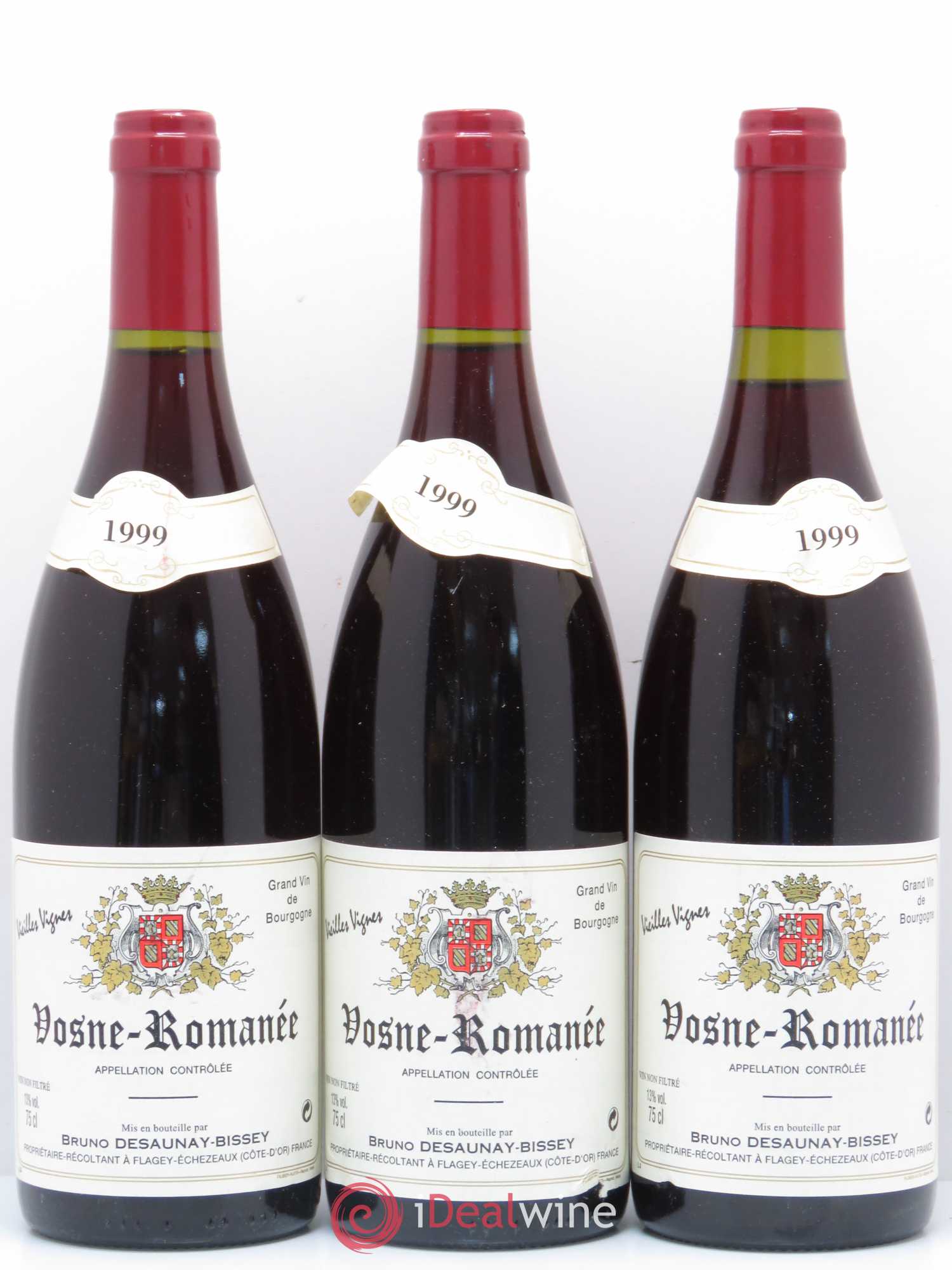 Vosne-Romanée Vieilles Vignes Domaine Bruno Desaunay-Bissey 1999 - Posten von 6 Flaschen - 1