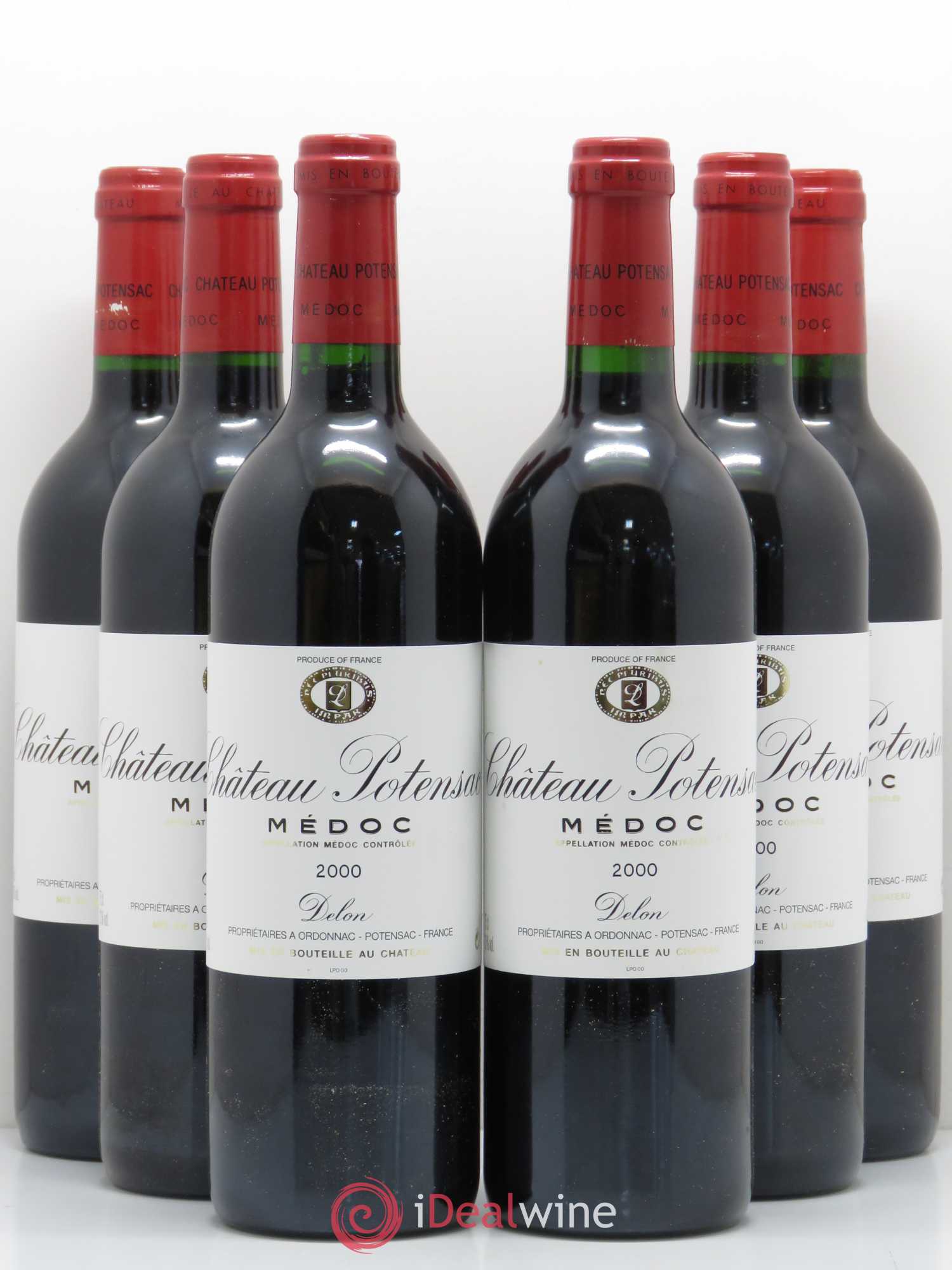 Château Potensac 2000 - Posten von 6 Flaschen - 0