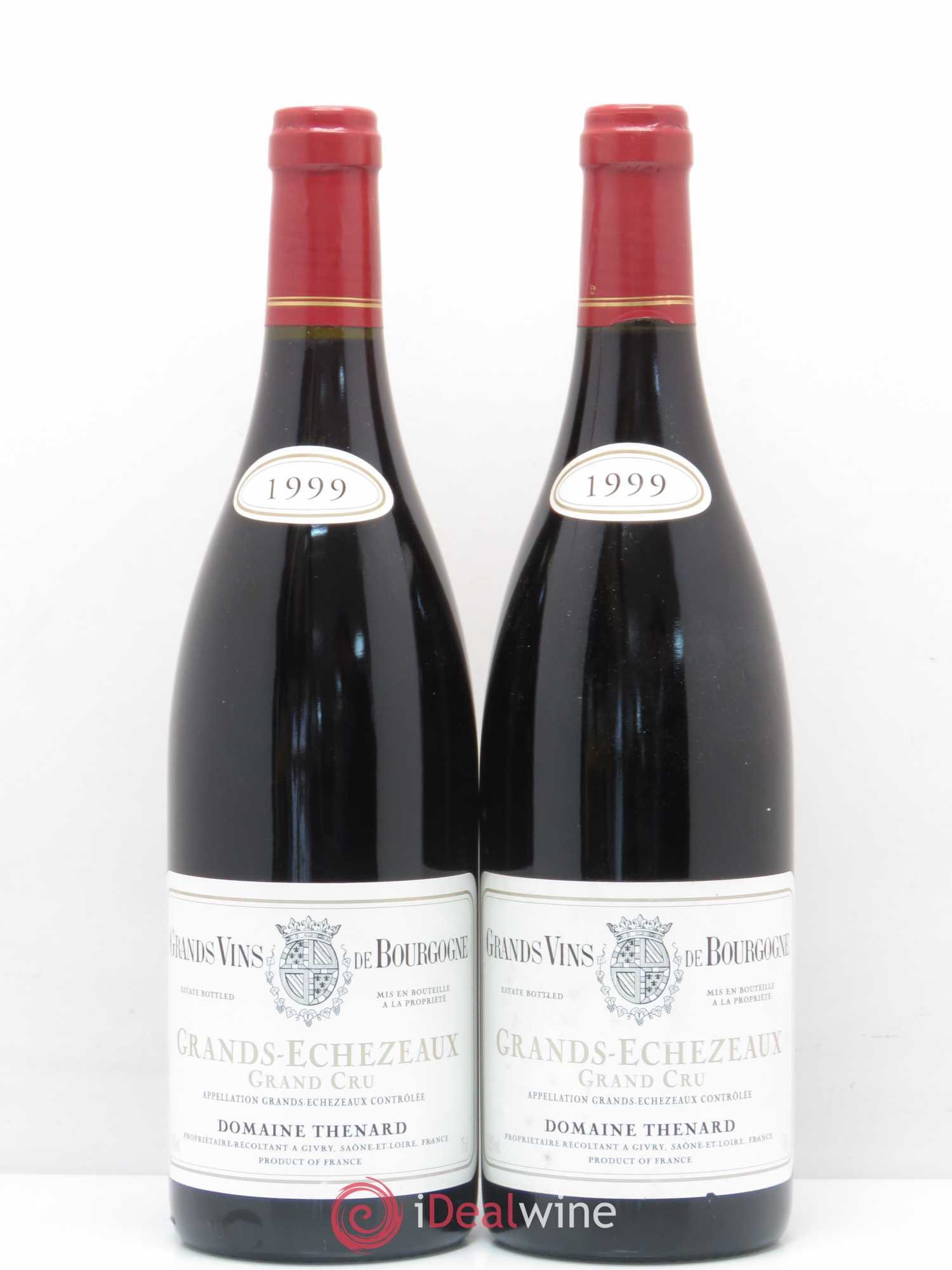 Grands-Echezeaux Grand Cru Domaine Thénard 1999 - Lot de 2 bouteilles - 0