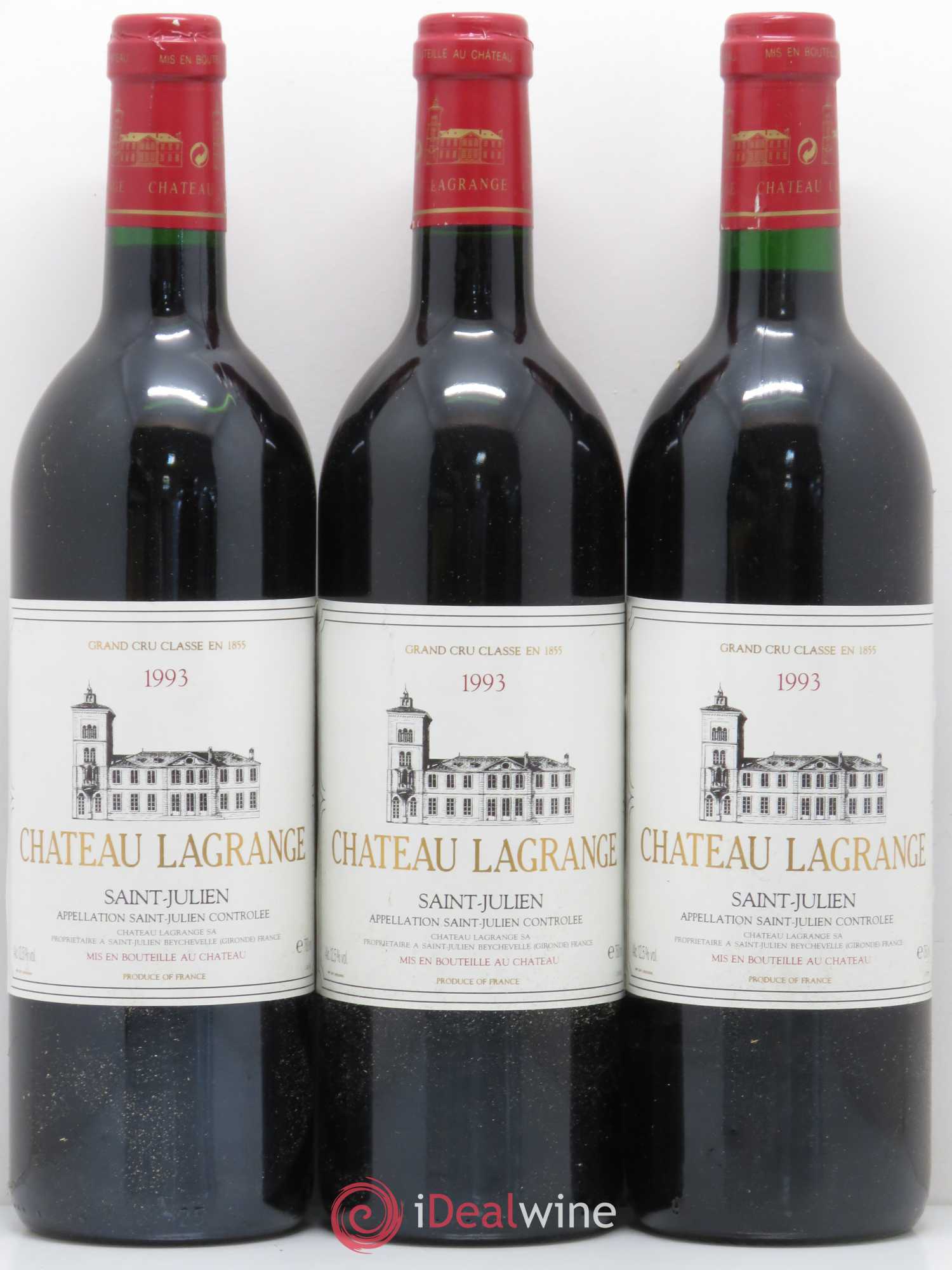 Château Lagrange 3ème Grand Cru Classé 1993 - Lot de 6 bouteilles - 1