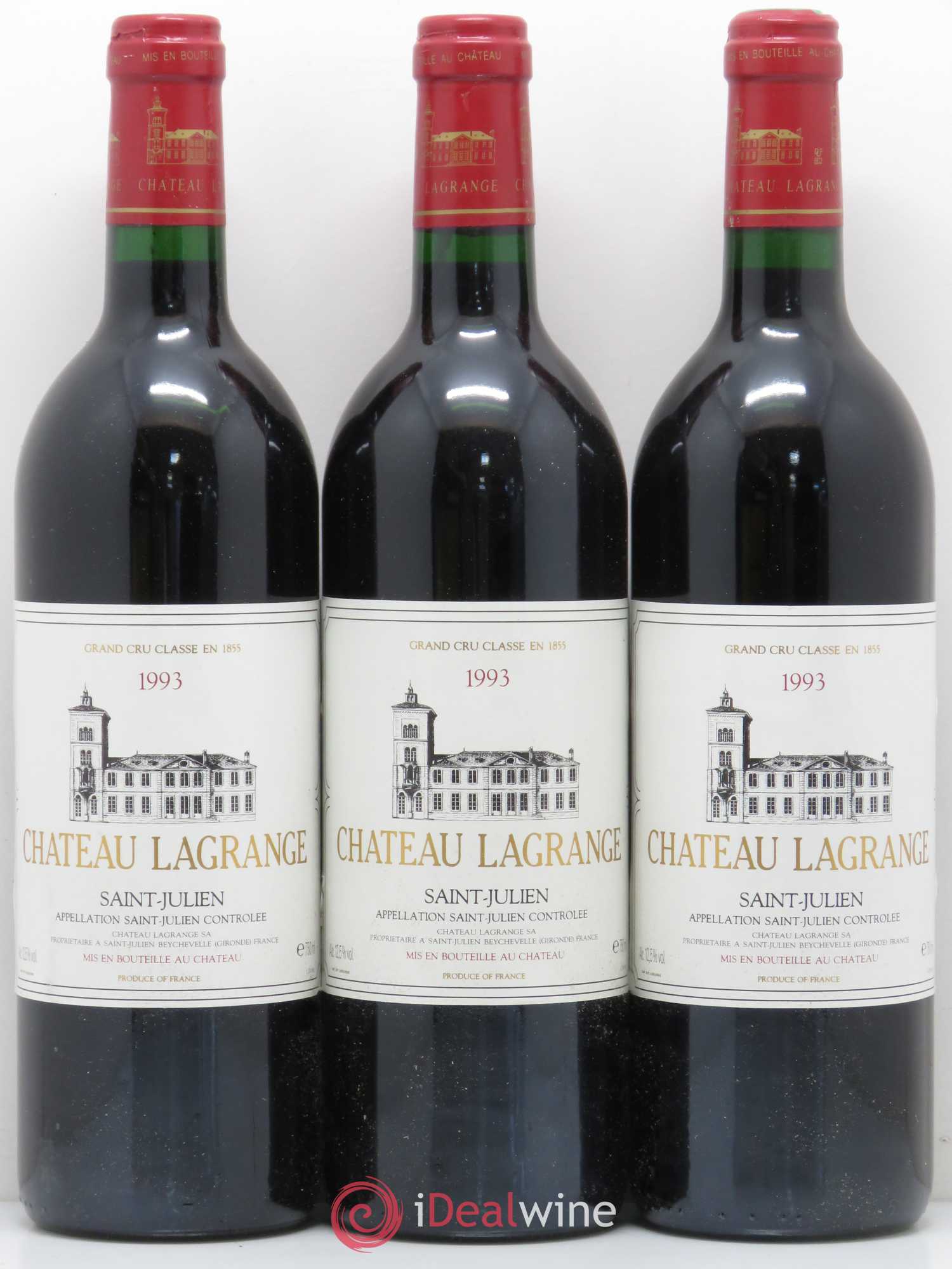 Château Lagrange 3ème Grand Cru Classé 1993 - Lot de 6 bouteilles - 2