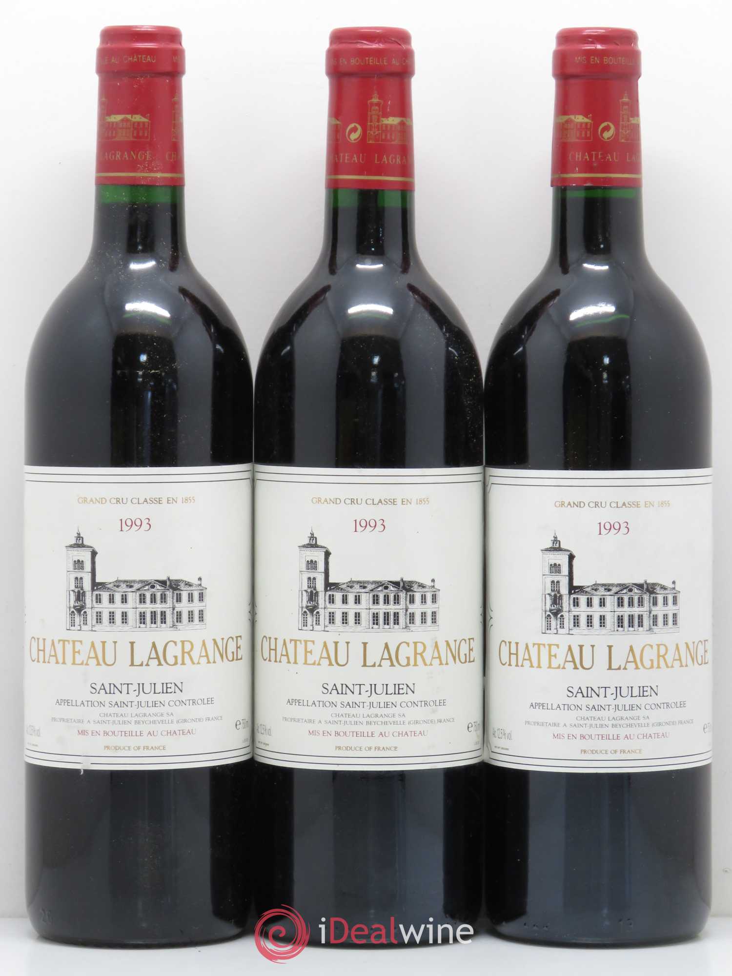Château Lagrange 3ème Grand Cru Classé 1993 - Lot de 6 bouteilles - 2