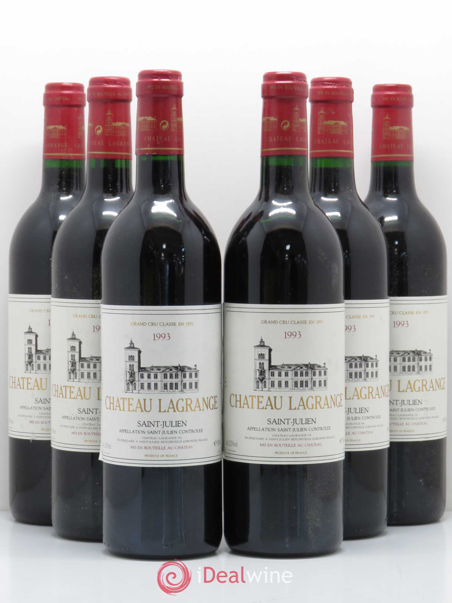 Château Lagrange 3ème Grand Cru Classé 1993 - Lot de 6 bouteilles - 0