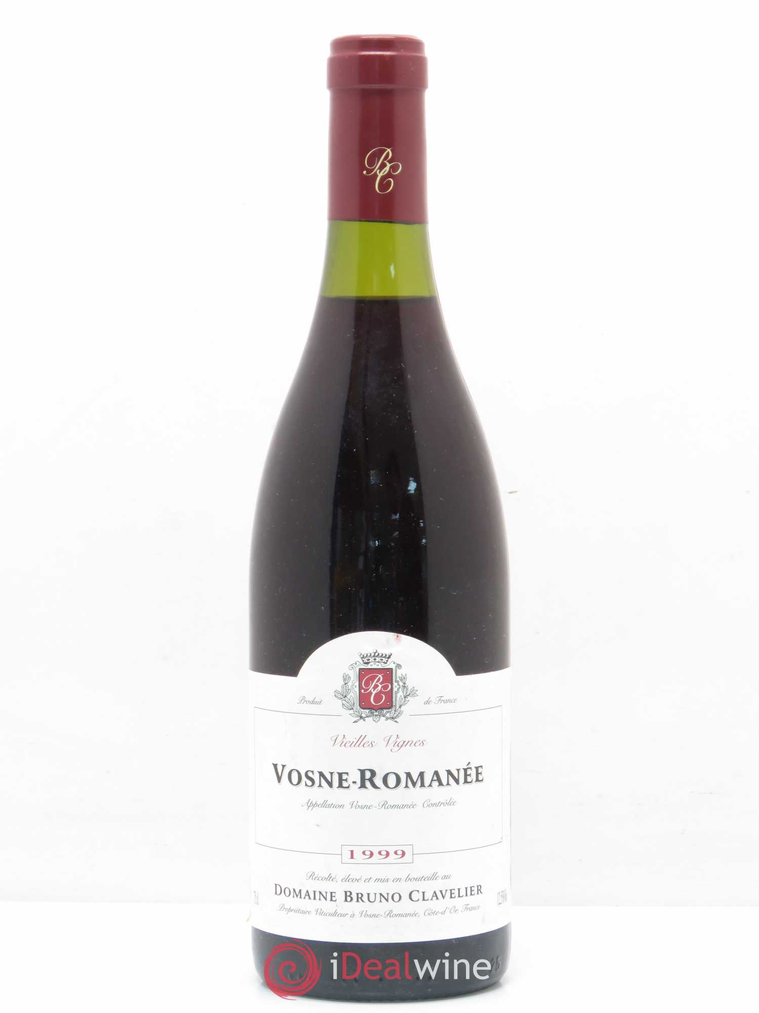 Vosne-Romanée Vieilles Vignes Domaine Bruno Clavelier 1999 - Posten von 1 Flasche - 0