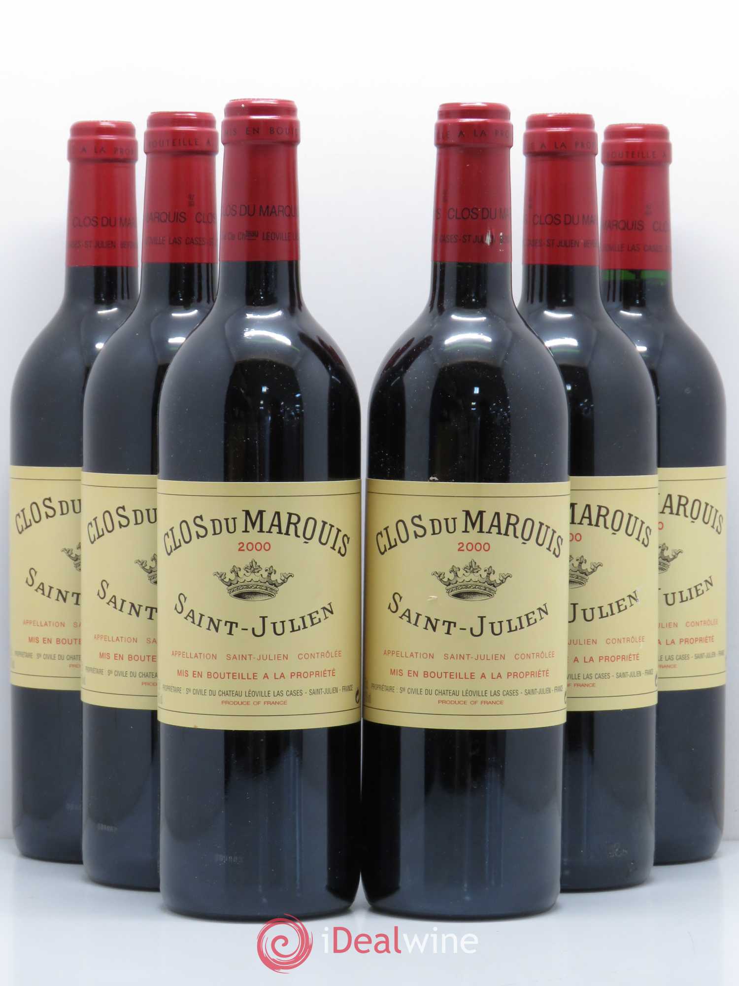 Clos du Marquis 2000 - Lot de 6 bouteilles - 0