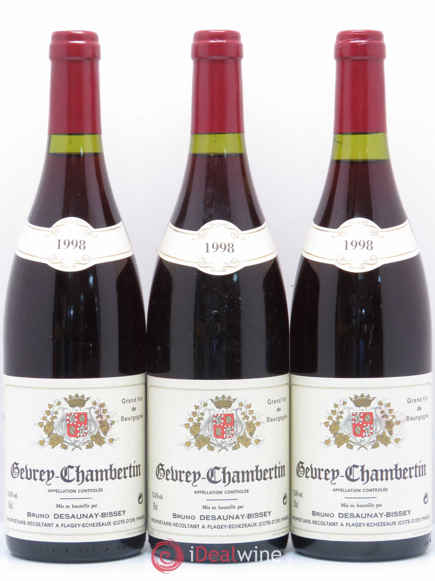Gevrey-Chambertin Bruno Desaunay-Bissey 1998 - Posten von 12 Flaschen - 4