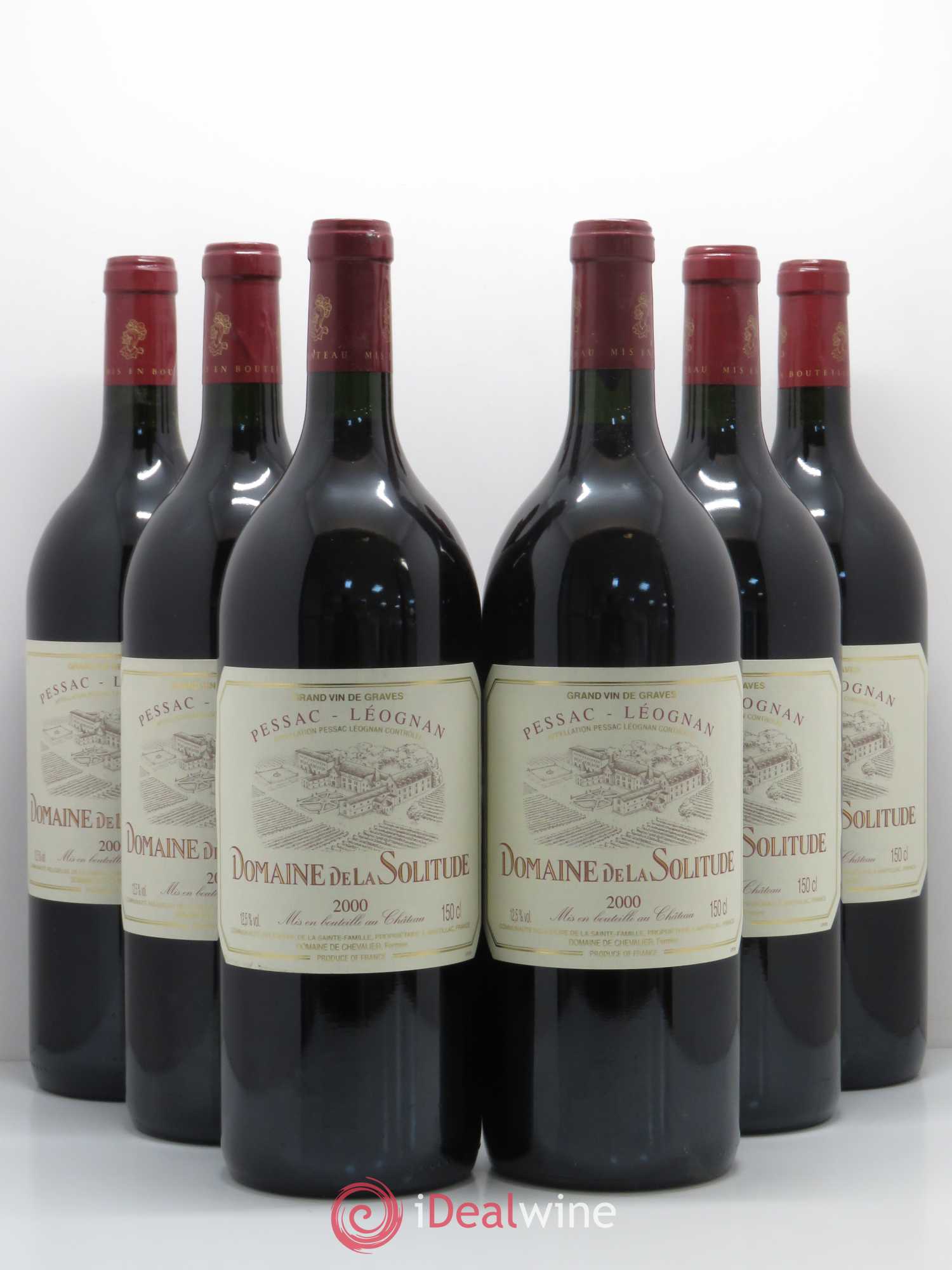 Domaine de la Solitude 2000 - Lot de 6 magnums - 0