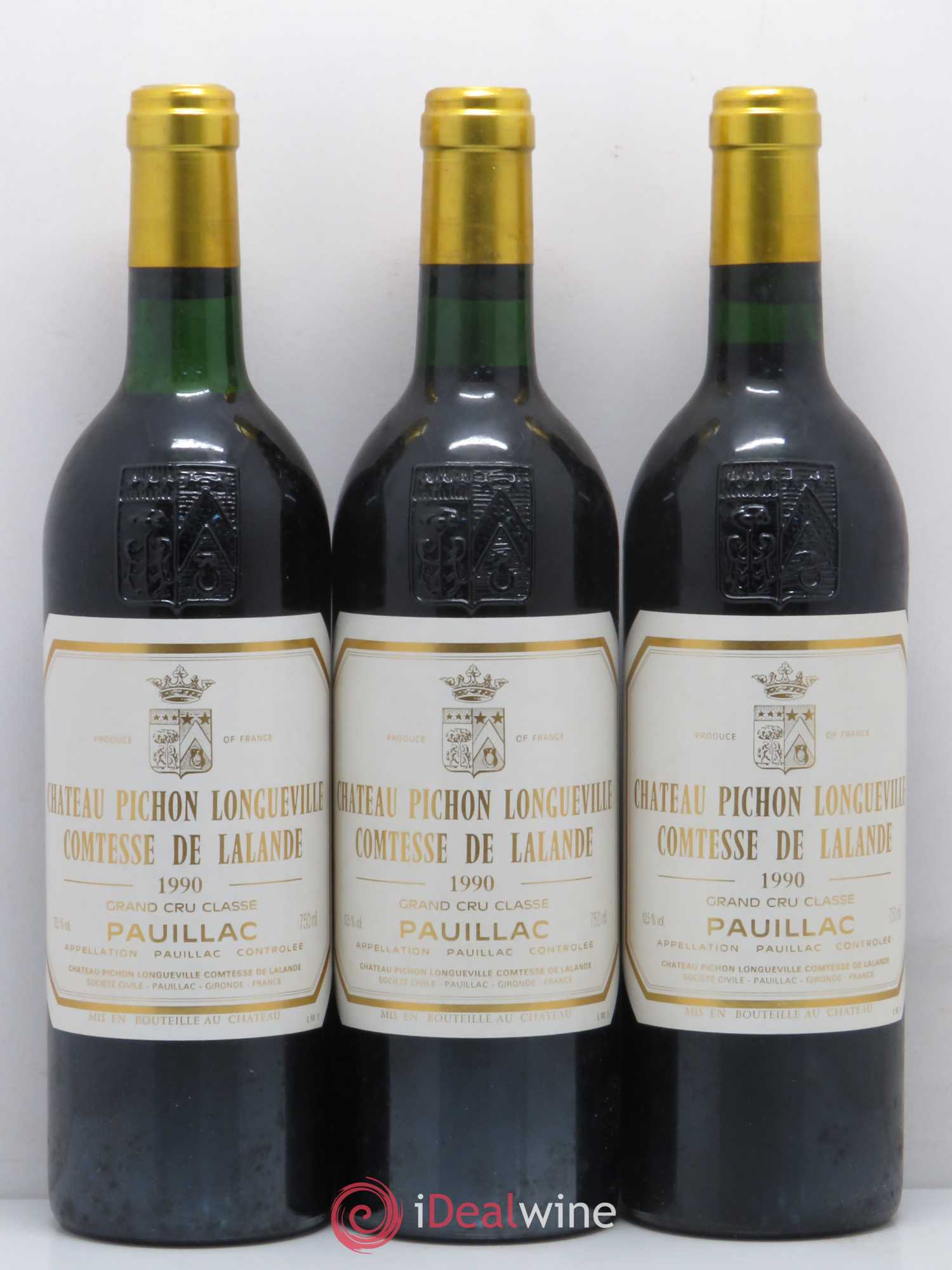 Château Pichon Longueville Comtesse de Lalande 2ème Grand Cru Classé 1990 - Lot de 6 bouteilles - 2