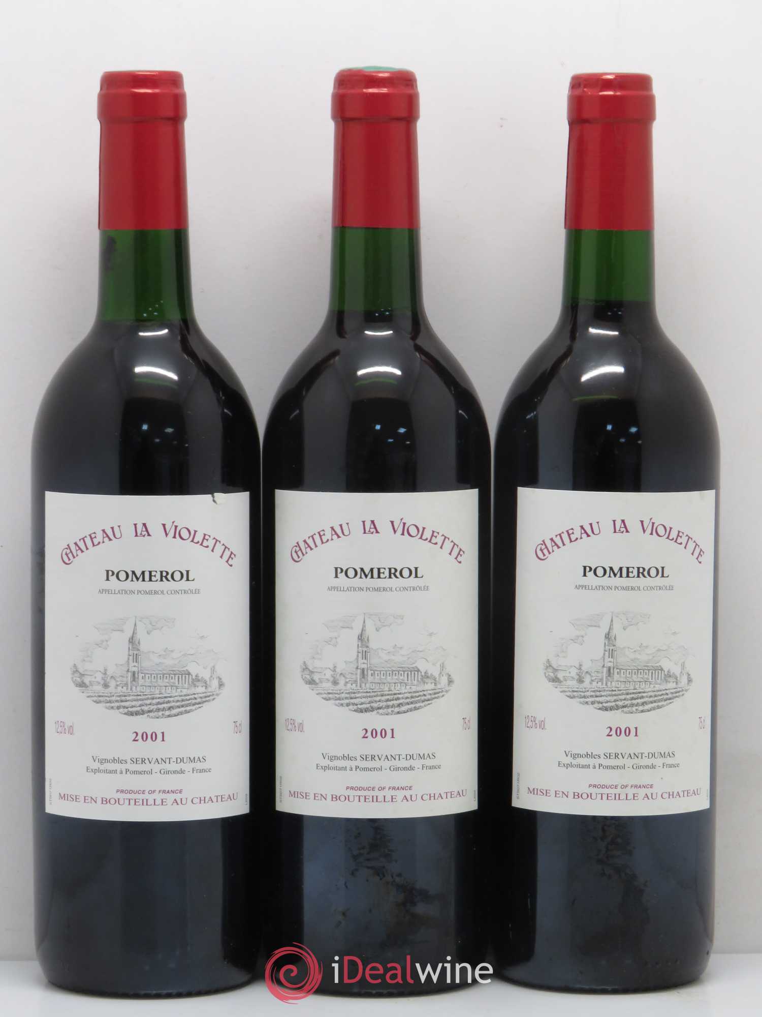 Château la Violette 2001 - Lot de 12 bouteilles - 3