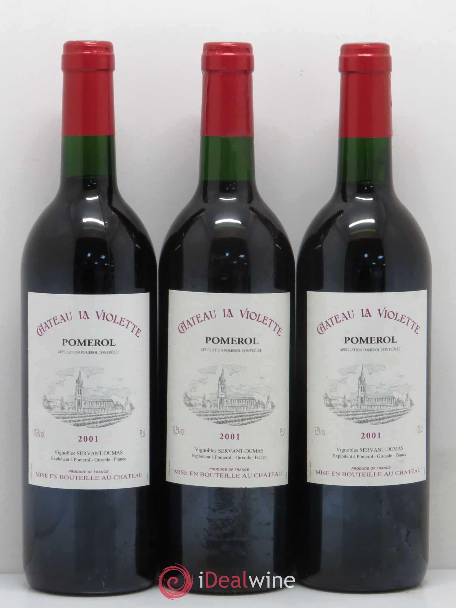 Château la Violette 2001 - Lot de 12 bouteilles - 4