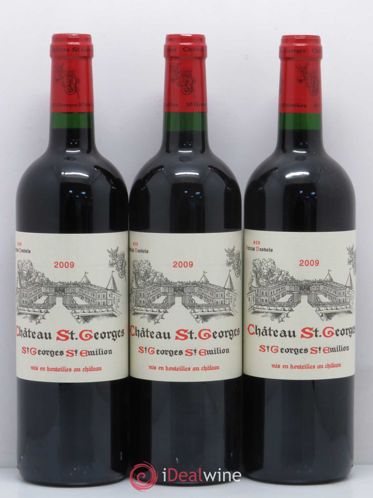 Château Saint-Georges Côte Pavie Grand Cru Classé Château Saint-Georges Saint-Georges Saint-Emilion 2009 - Lotto di 12 bottiglie - 1