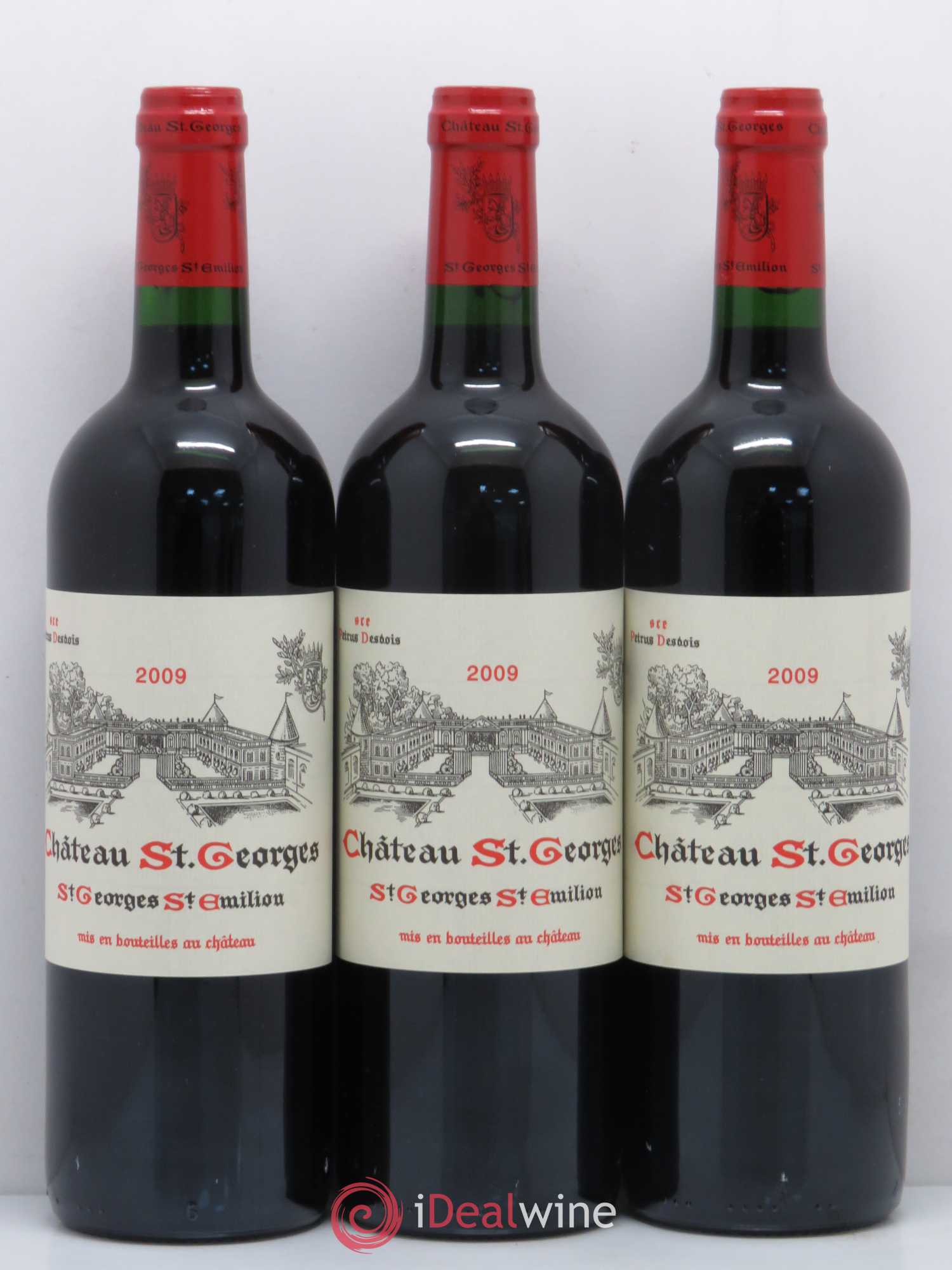 Château Saint-Georges Côte Pavie Grand Cru Classé Château Saint-Georges Saint-Georges Saint-Emilion 2009 - Lotto di 12 bottiglie - 3