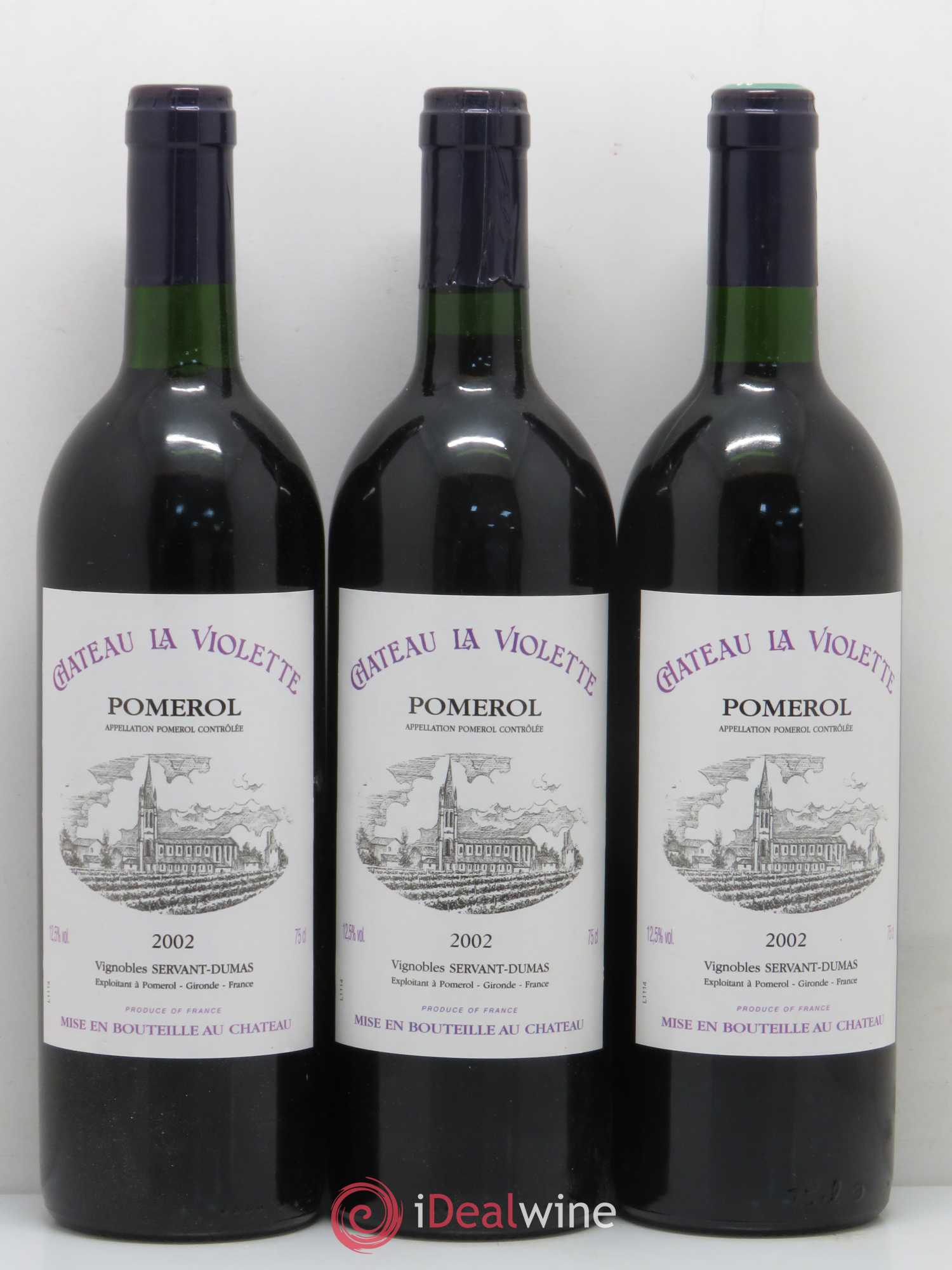 Château la Violette 2002 - Lot de 12 bouteilles - 2